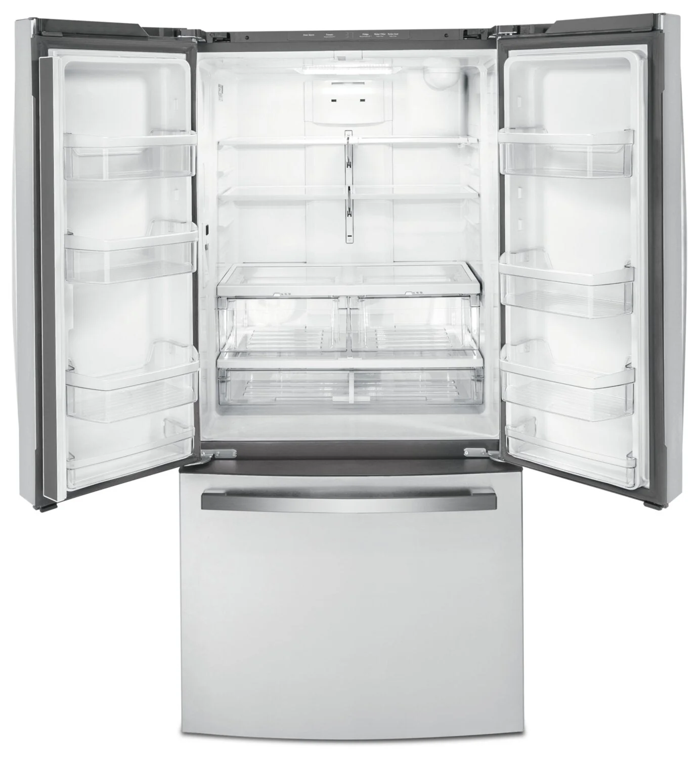 GE 18.6 Cu. Ft. Counter-Depth French-Door Refrigerator - GWE19JYLFS - Image 3