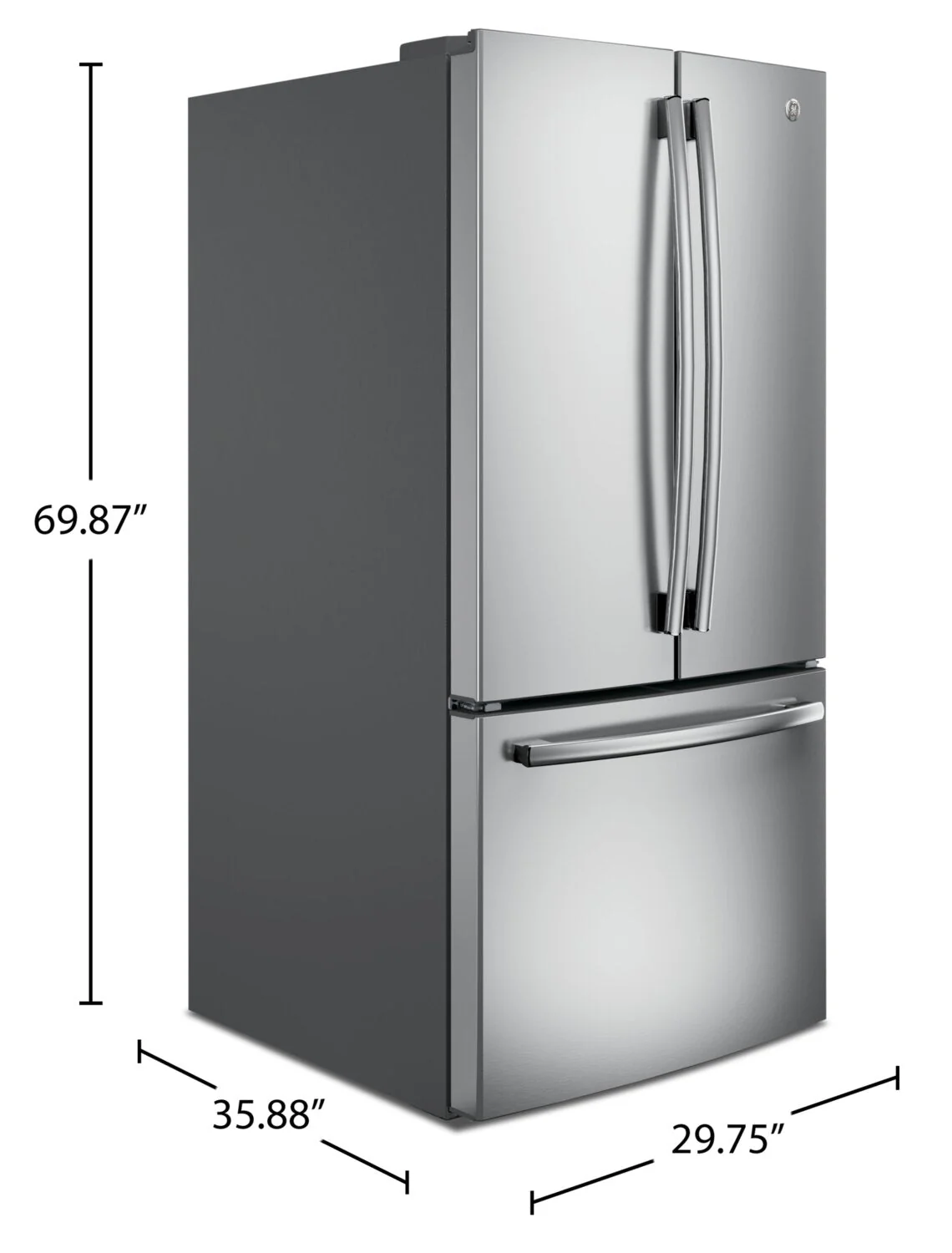 GE 20.8 Cu. Ft. French-Door Refrigerator - GNE21DYRKFS - Image 4