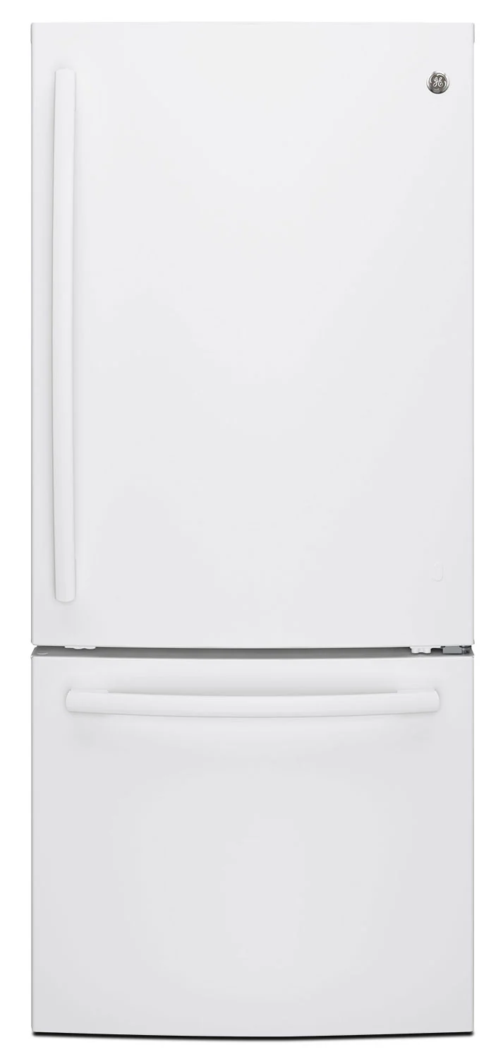 GE 20.9 Cu. Ft. Bottom-Freezer Refrigerator - GDE21DGKWW