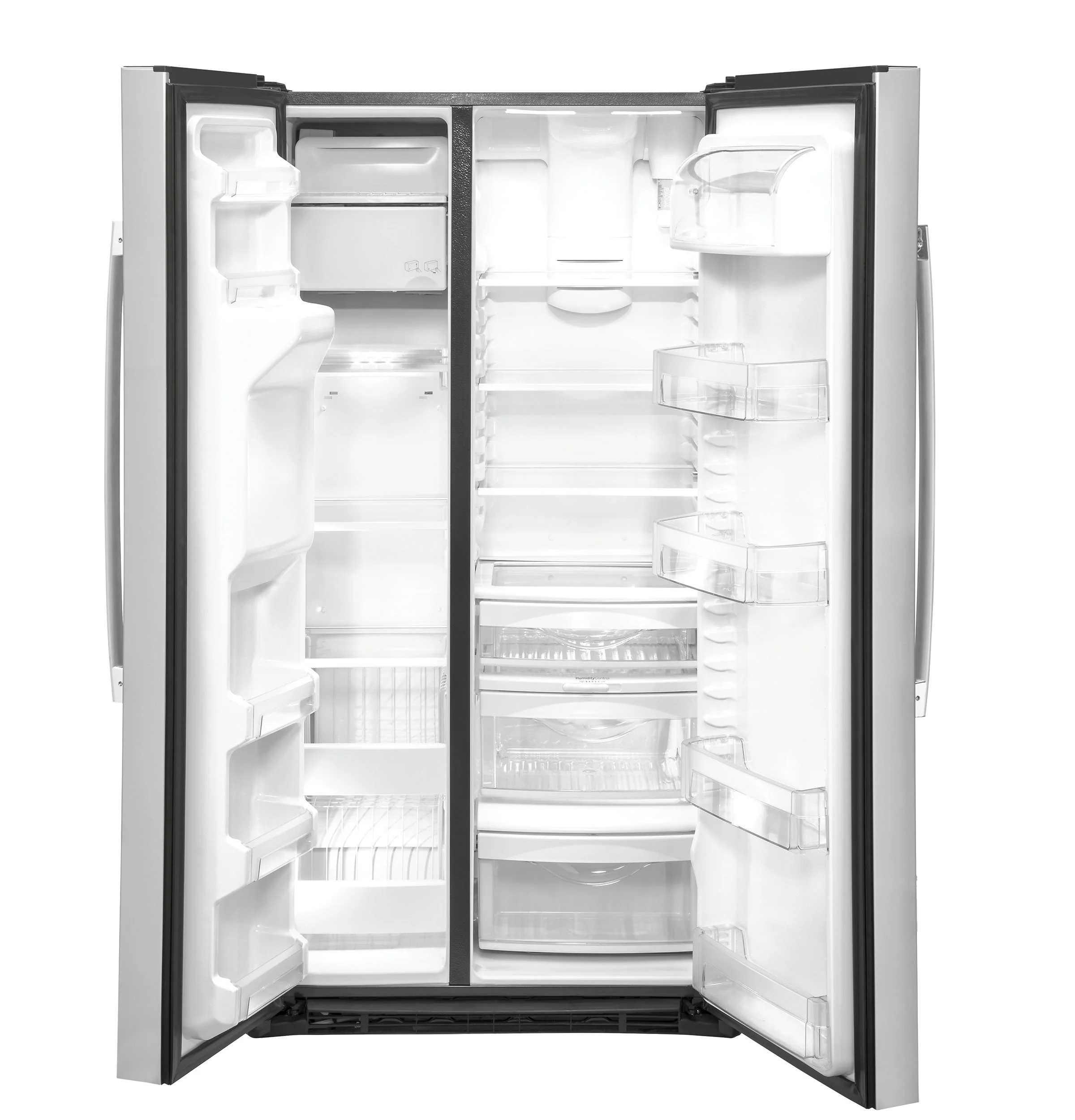 GE 21.8 Cu. Ft. Counter-Depth Side-by-Side Refrigerator - GZS22IYNFS - Image 2