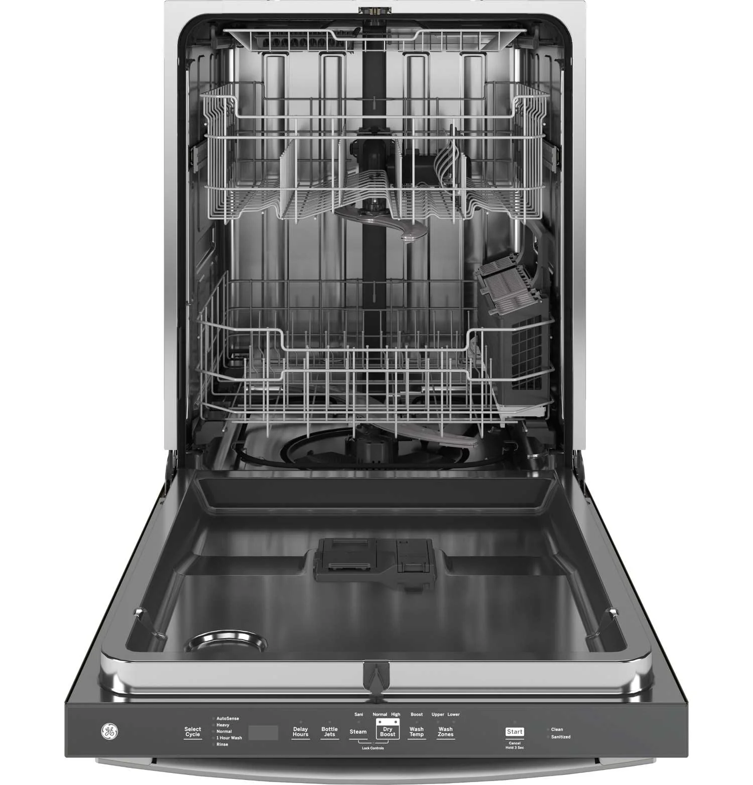 GE 24" Fingerprint Resistant Stainless Steel Top Control Dishwasher with Stainless Steel Interior and Third Rack - GDT670SYVFS - Image 4