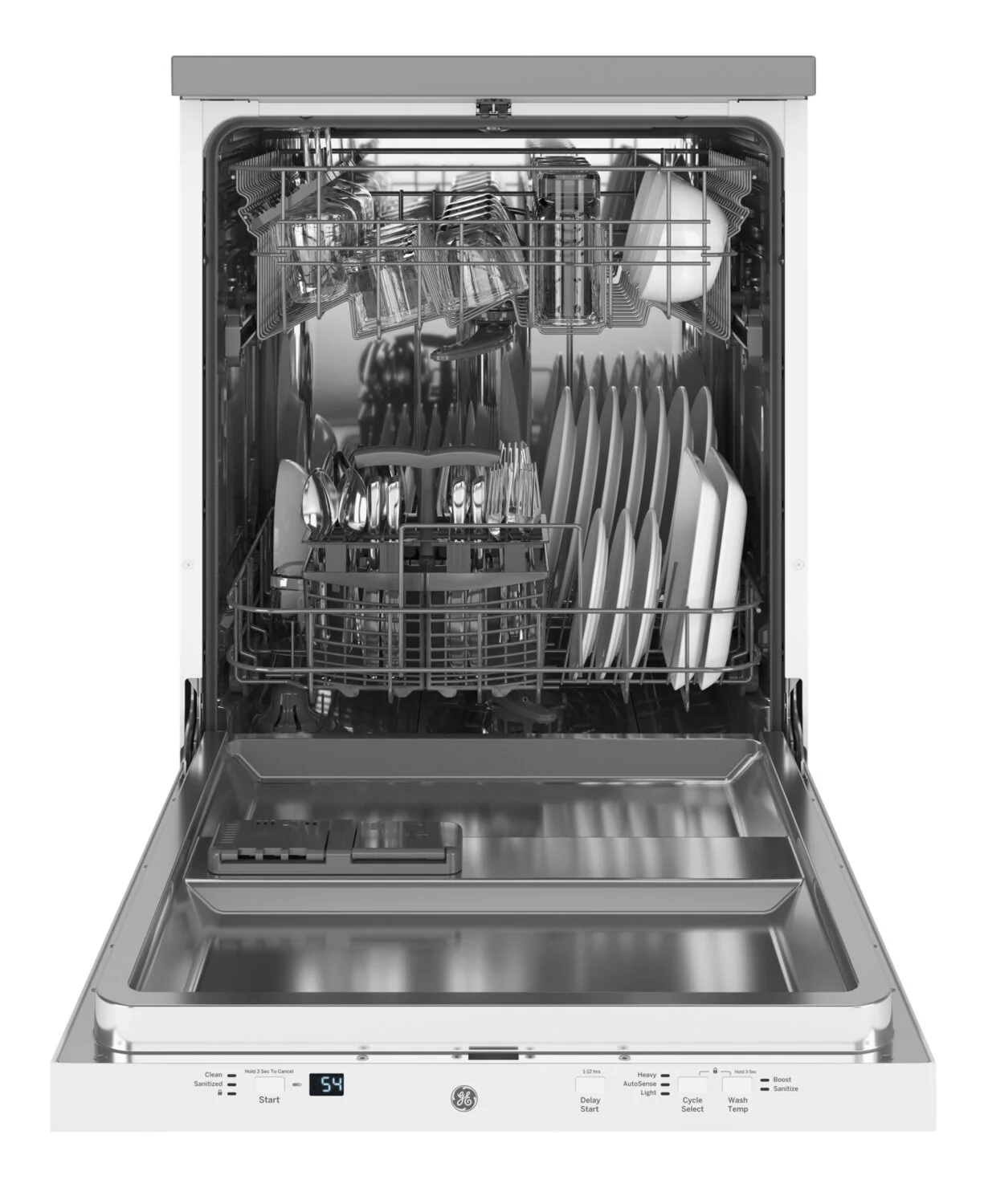 GE 24" Portable Top-Control Dishwasher - GPT225SGLWW - Image 2