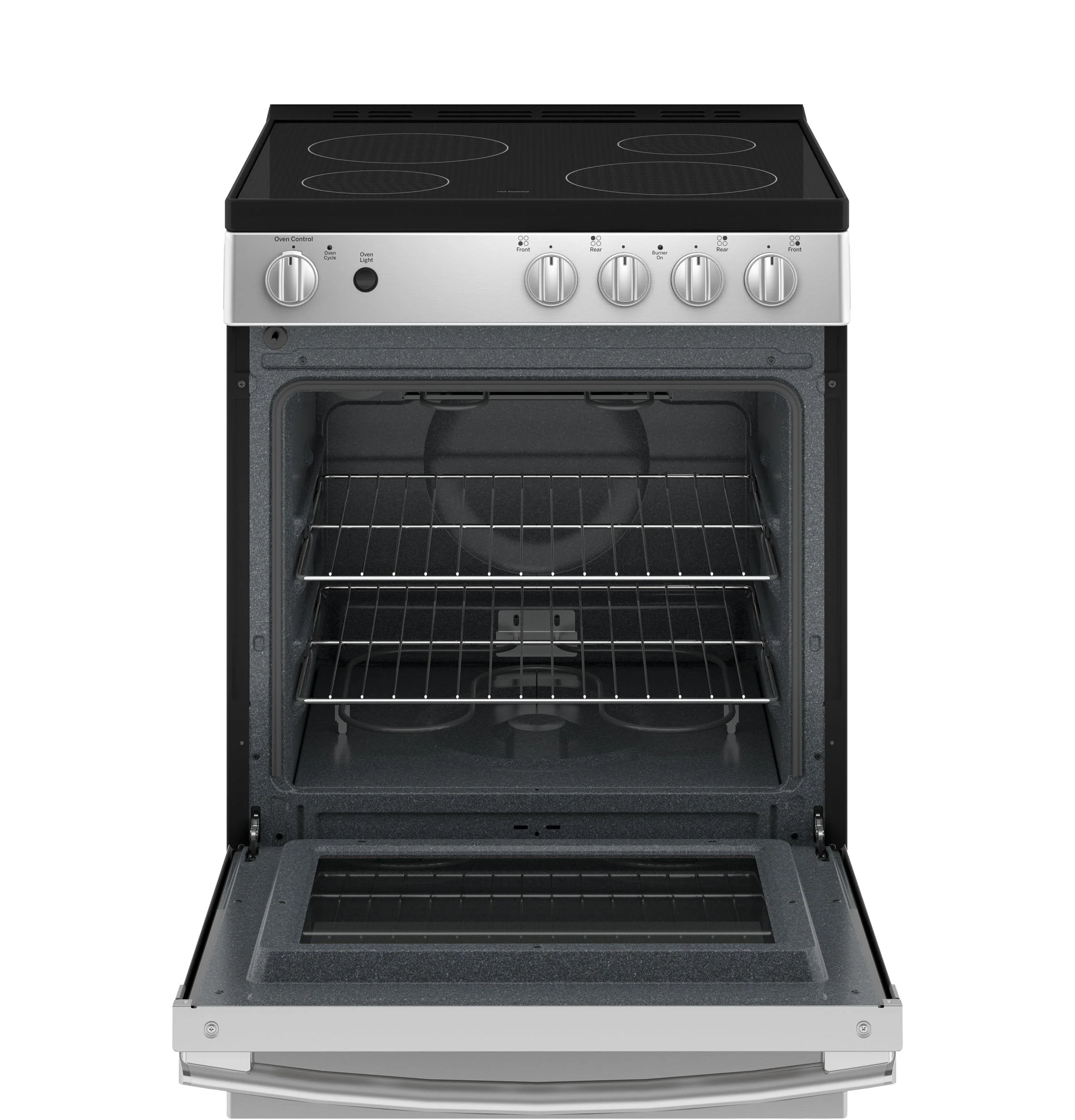 GE 24" Stainless Steel Freestanding Electric Range (2.9 Cu. Ft.) - JCAS640RMSS - Image 6