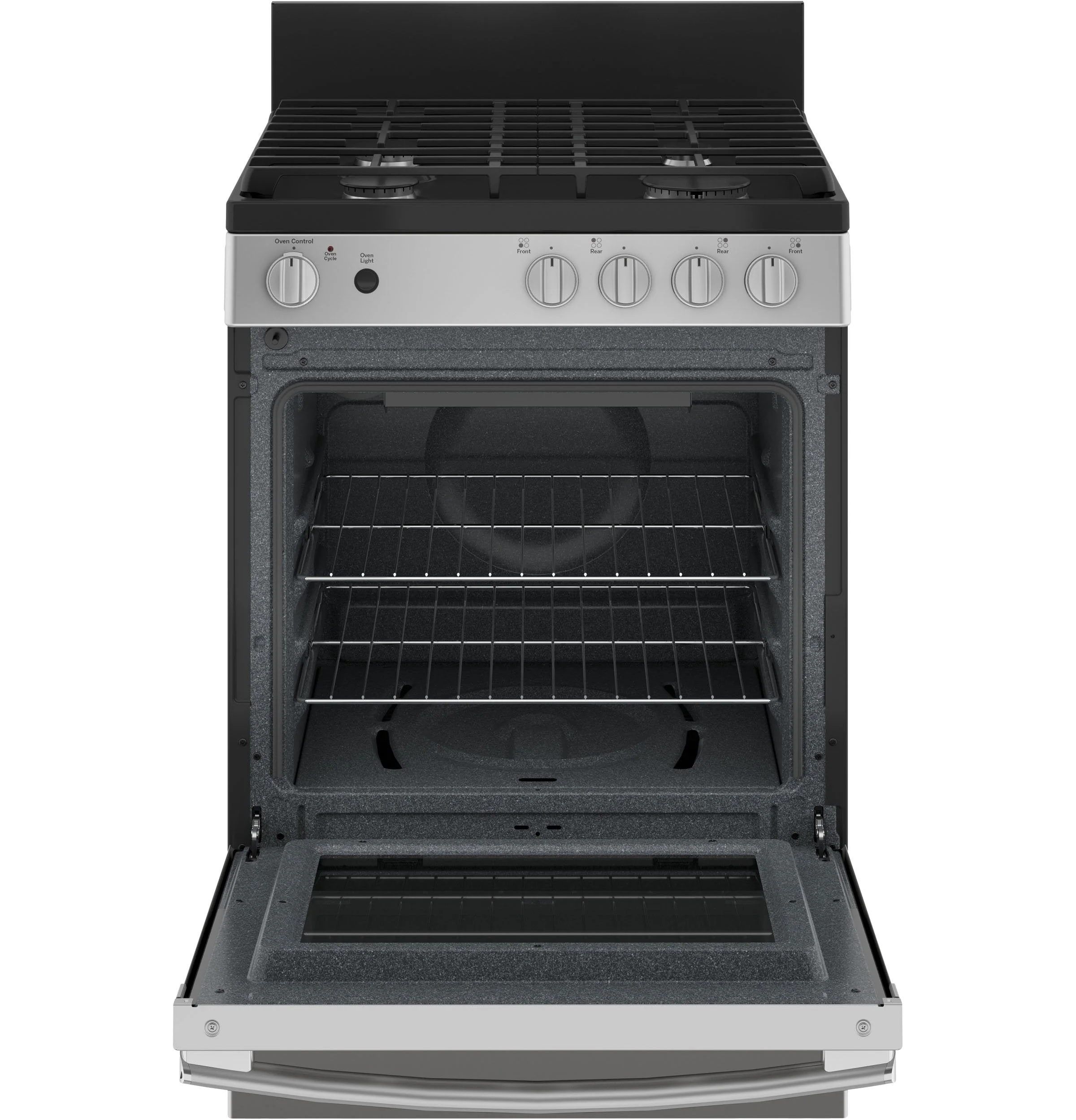 GE 24" Stainless Steel Freestanding Gas Range (2.9 Cu. Ft.) - JCGAS640RMSS - Image 4