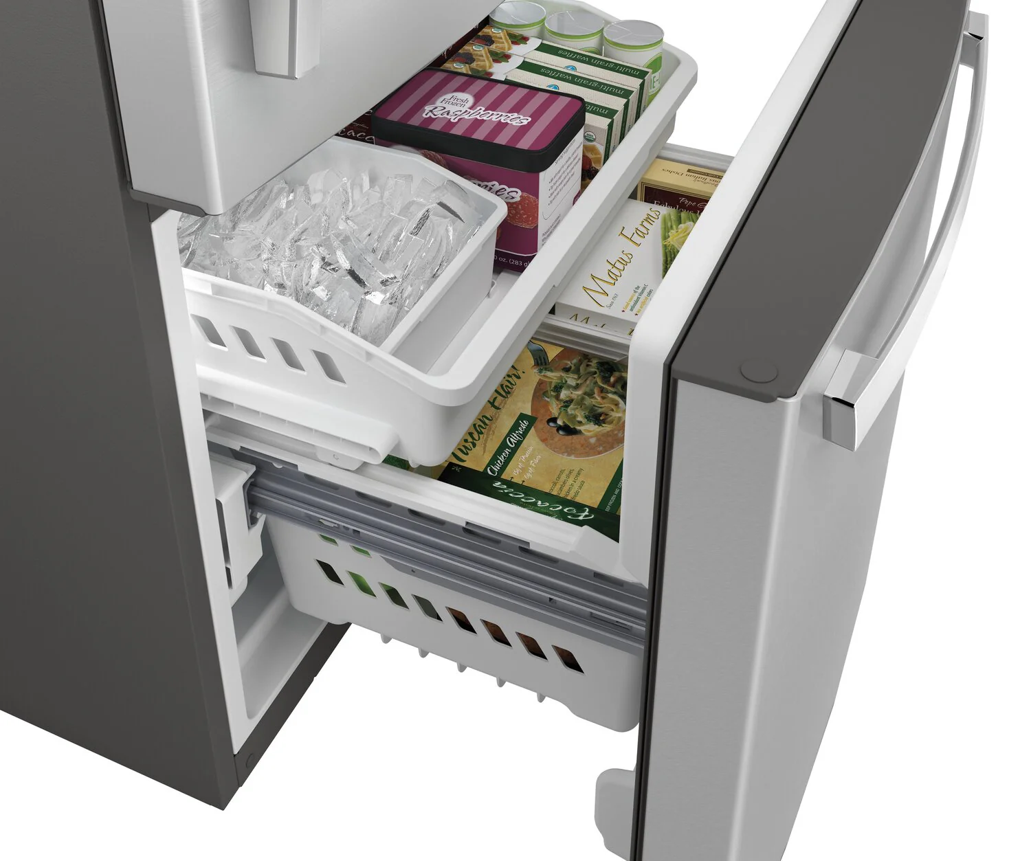 GE 24.8 Cu. Ft. Bottom-Freezer Refrigerator - GDE25EYKFS - Image 5