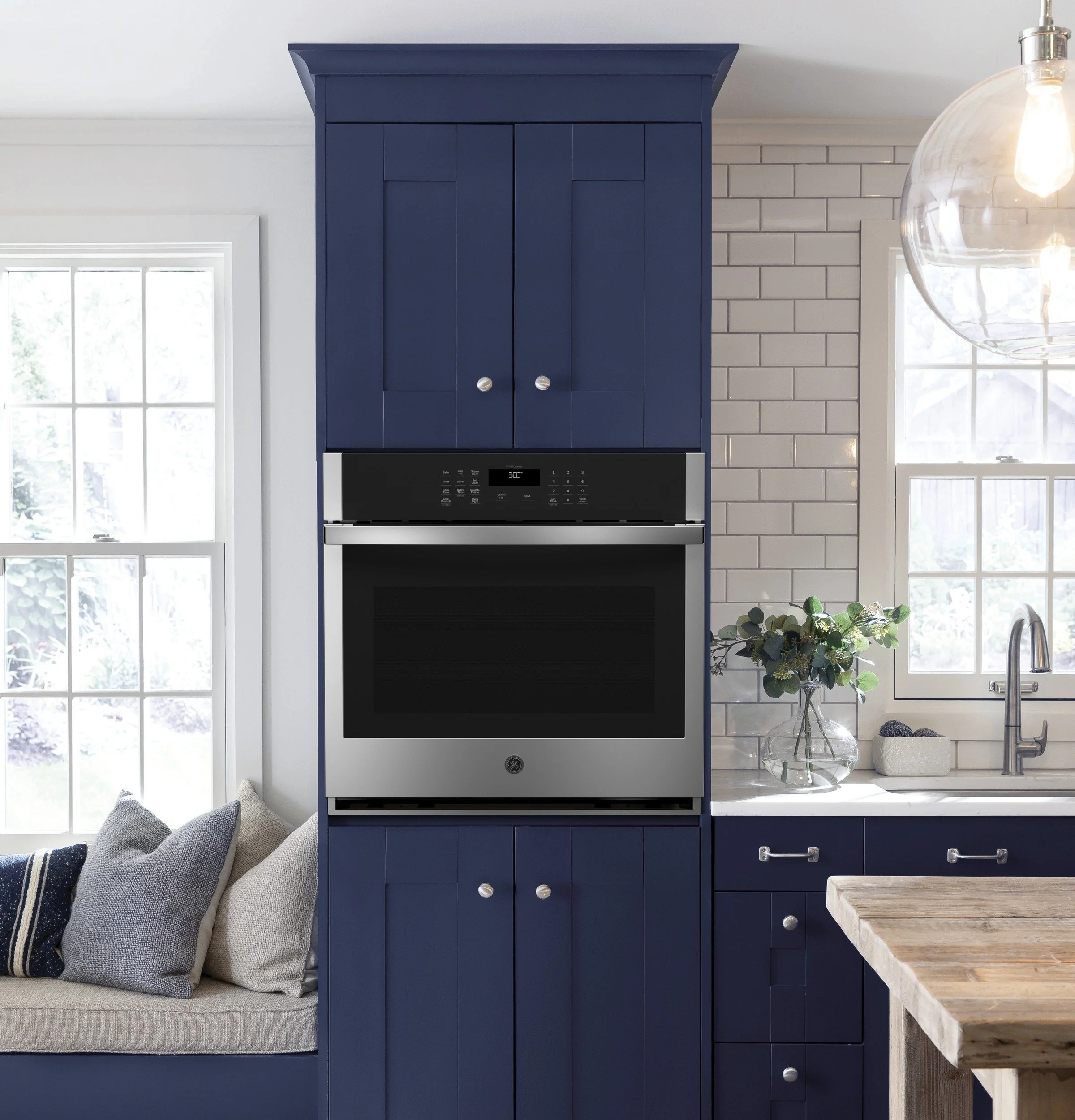 GE 27" 4.3 Cu. Ft. Smart Built-In Single Wall Oven - JKS3000SNSS - Image 3