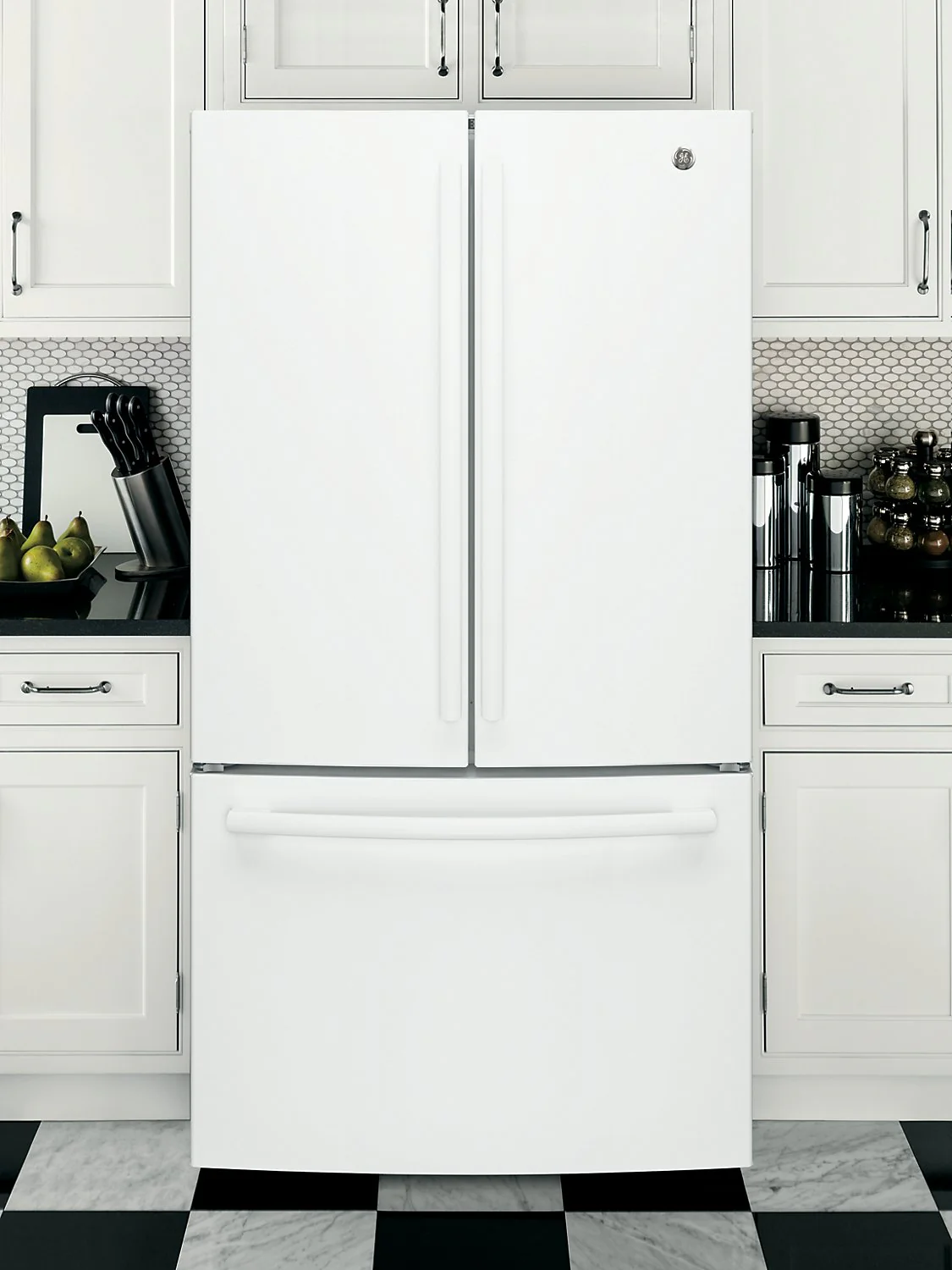GE 27 Cu. Ft. French-Door Refrigerator - GNE27JGMWW - Image 2