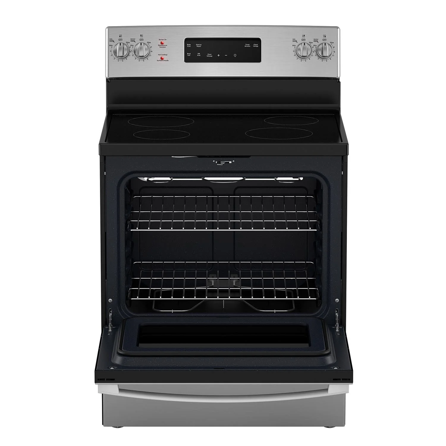 GE 30" Stainless Steel Freestanding Electric Range (5.0 Cu.Ft) - JCB630SVSS - Image 4