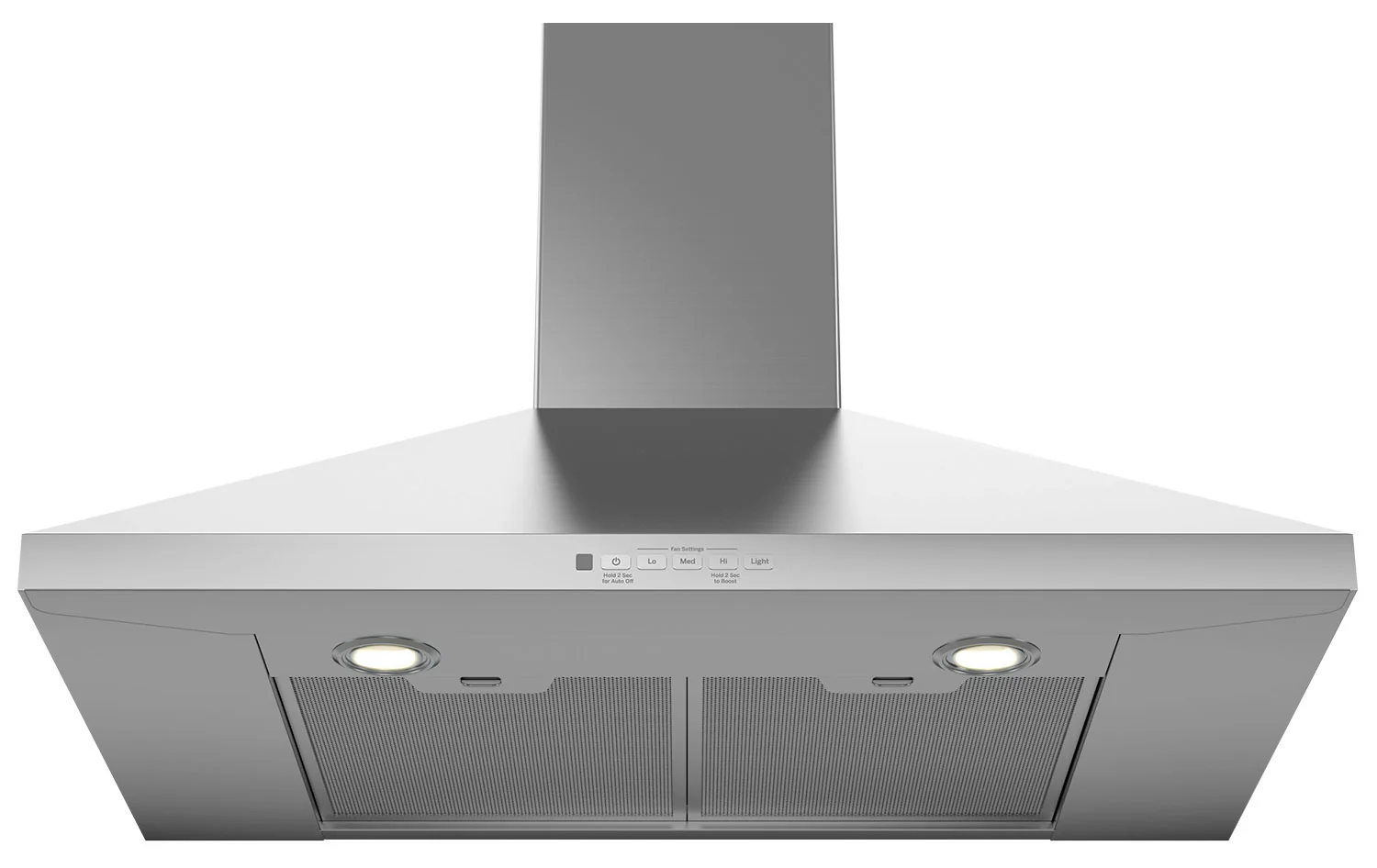 GE 30" Wall-Mount Pyramid Chimney Range Hood - JVW5301SJSSC - Image 2