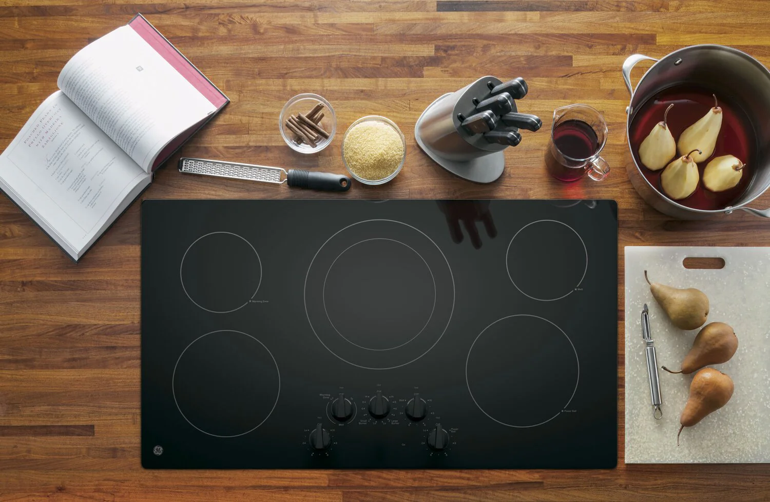 GE 36" Built-In Electric Cooktop - JP3036DLBB - Image 3