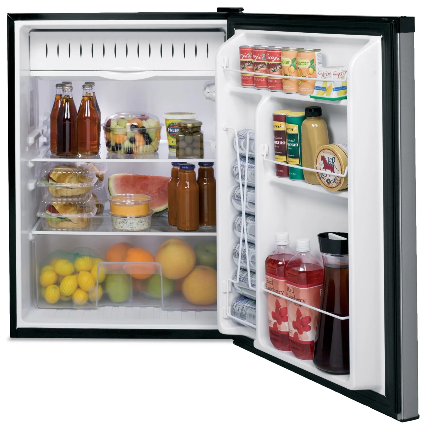 GE 5.6 Cu. Ft. Compact Refrigerator with Can Rack - GCE06GSHSB - Image 3