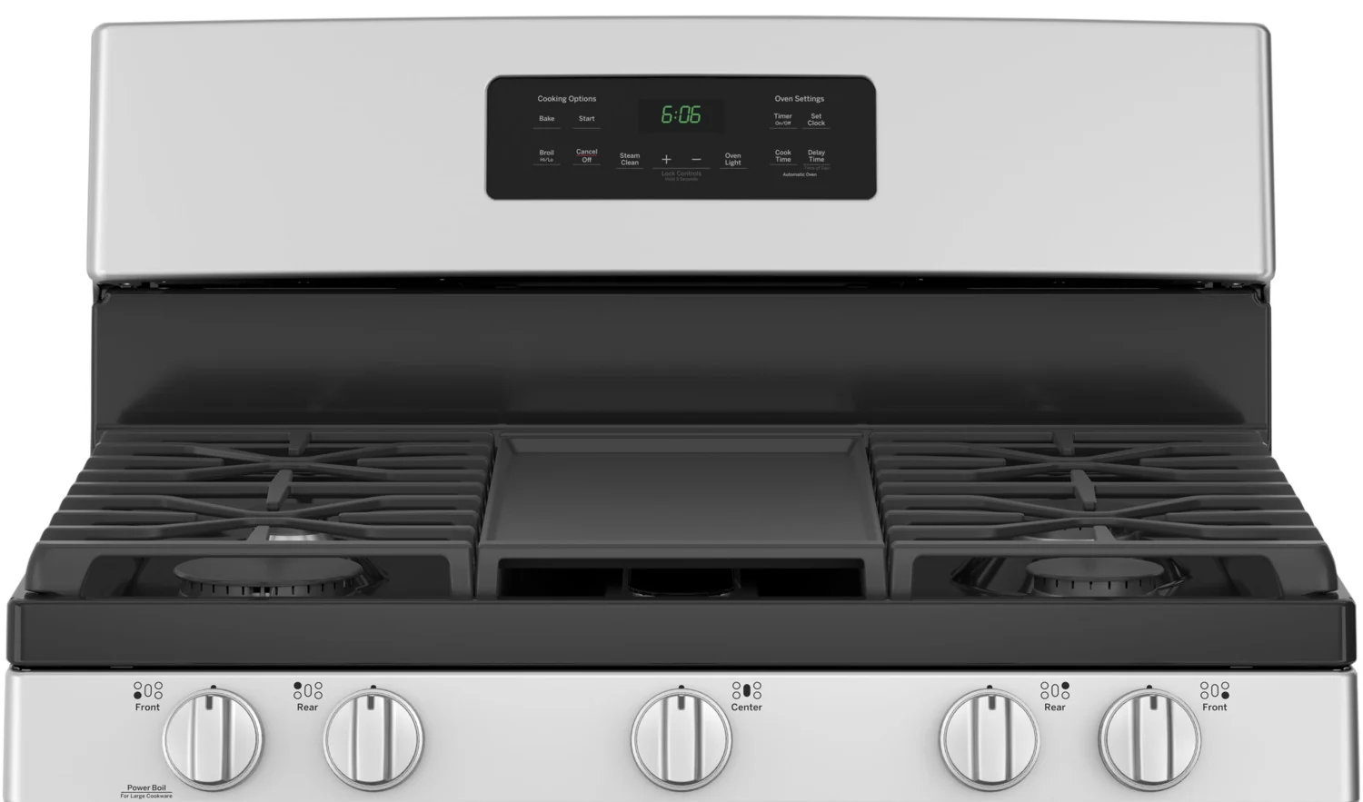 GE 5.0 Cu. Ft. Freestanding Steam-Clean Gas Range - JCGBS66SEKSS - Image 3