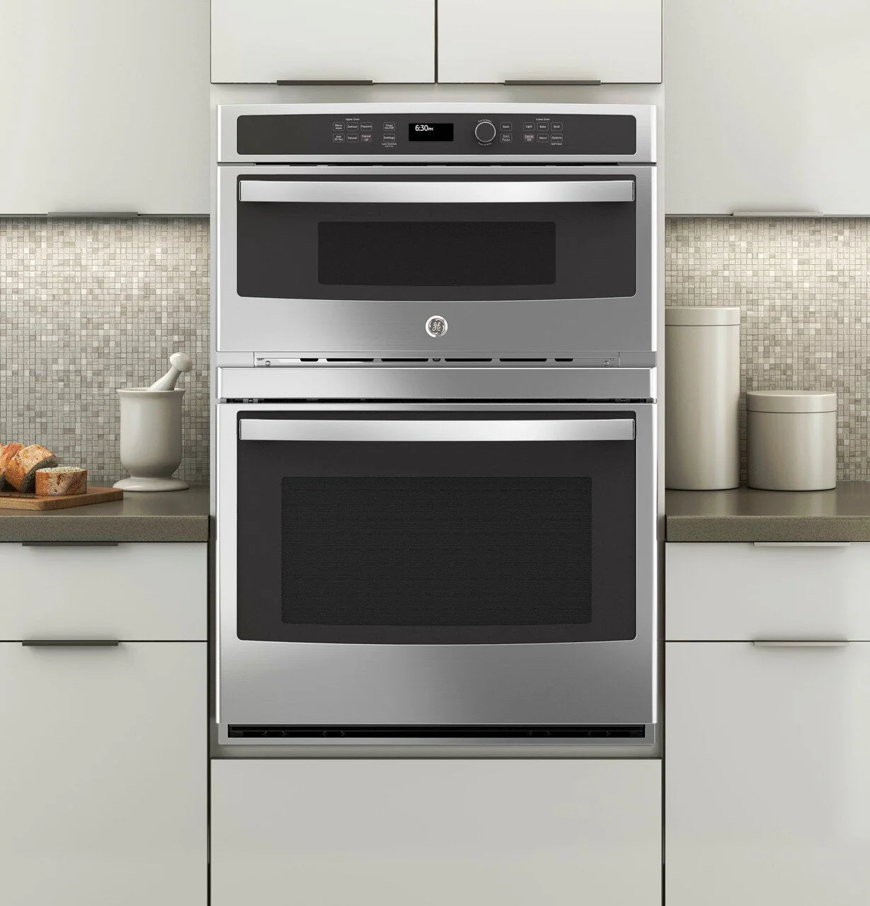 GE 6.7 Cu. Ft. Combination Microwave and Wall Oven - JT3800SHSS - Image 4