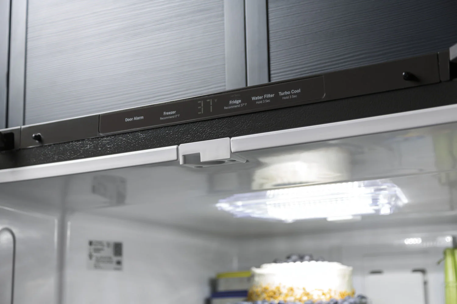 GE Black Counter-Depth French Door Refrigerator (18.6 Cu. Ft.) - GWE19JGLBB - Image 6