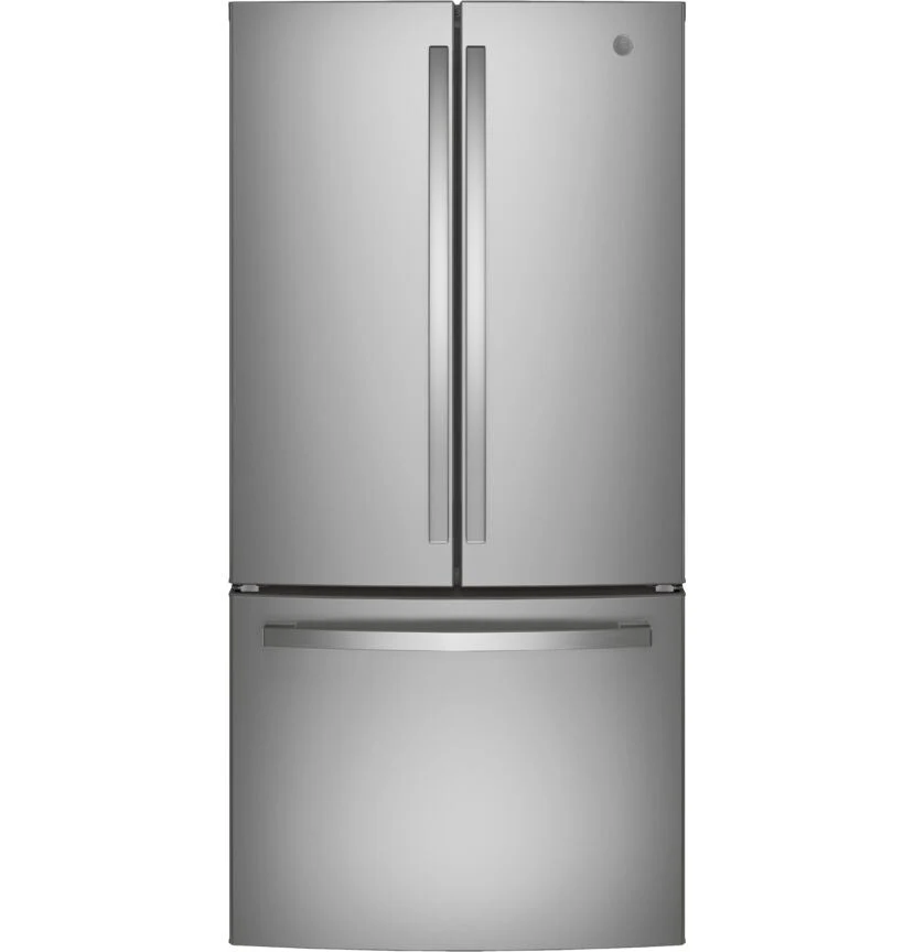 GE Fingerprint Resistant 33" Counter-Depth French-Door Refrigerator (18.6 Cu.Ft.)- GWE19JYLFS - Image 2