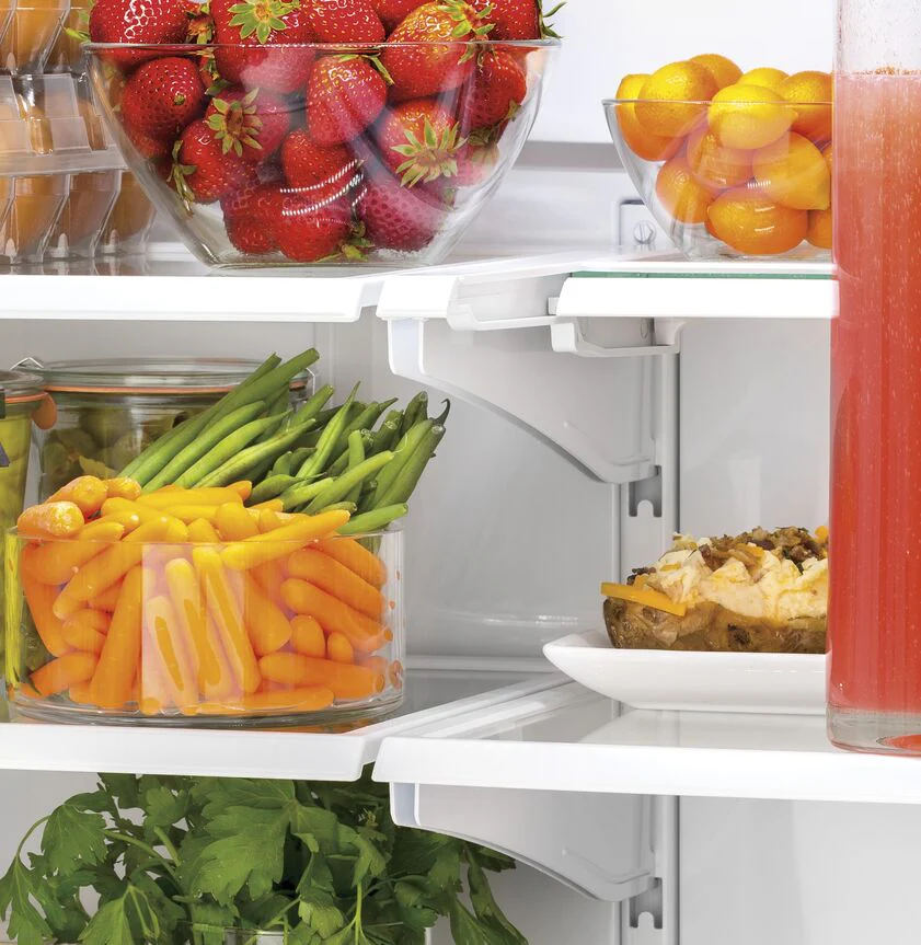 GE Fingerprint Resistant 33" Counter-Depth French-Door Refrigerator (18.6 Cu.Ft.)- GWE19JYLFS - Image 7