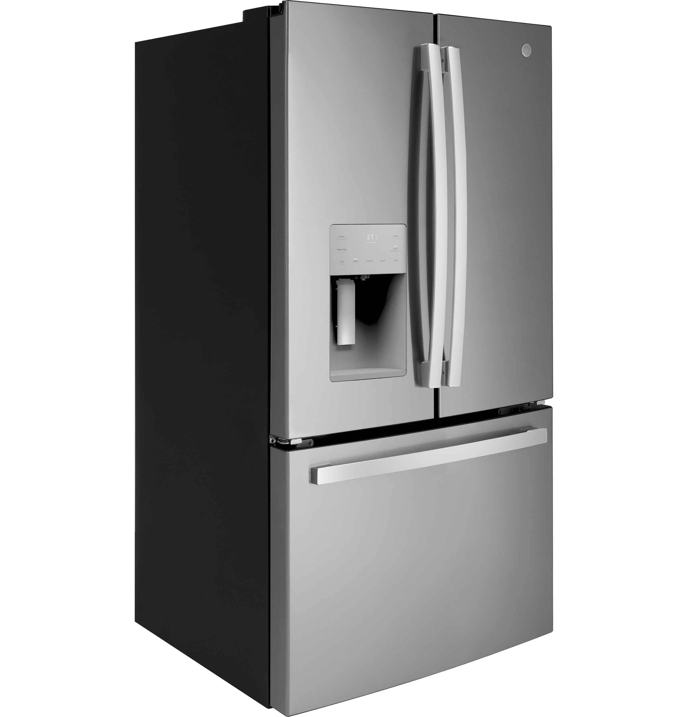 GE Fingerprint Resistant Stainlees Steel French-Door Refrigerator (25.6 Cu Ft.) - GFE26JYMFS - Image 2