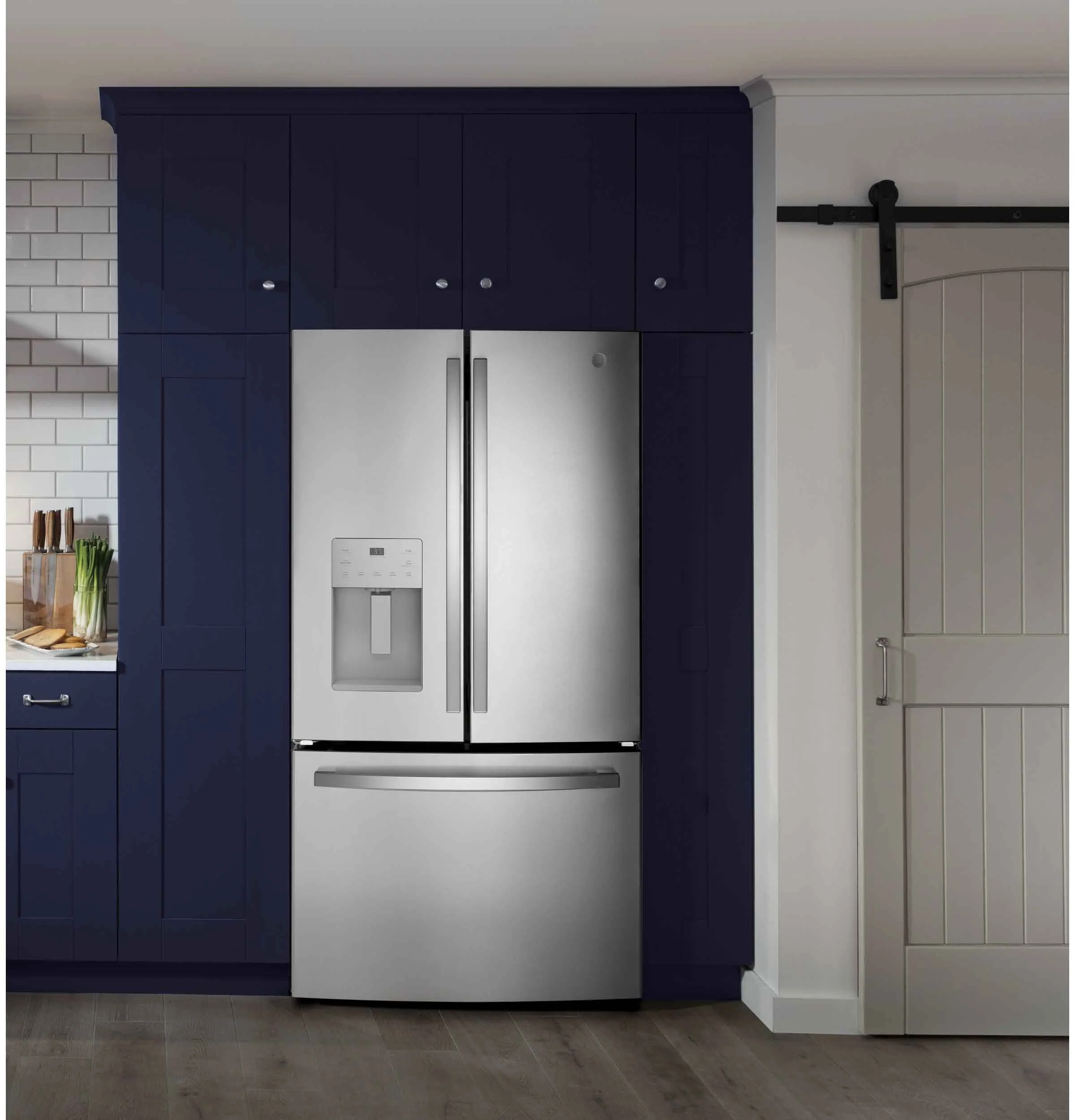 GE Fingerprint Resistant Stainlees Steel French-Door Refrigerator (25.6 Cu Ft.) - GFE26JYMFS - Image 6