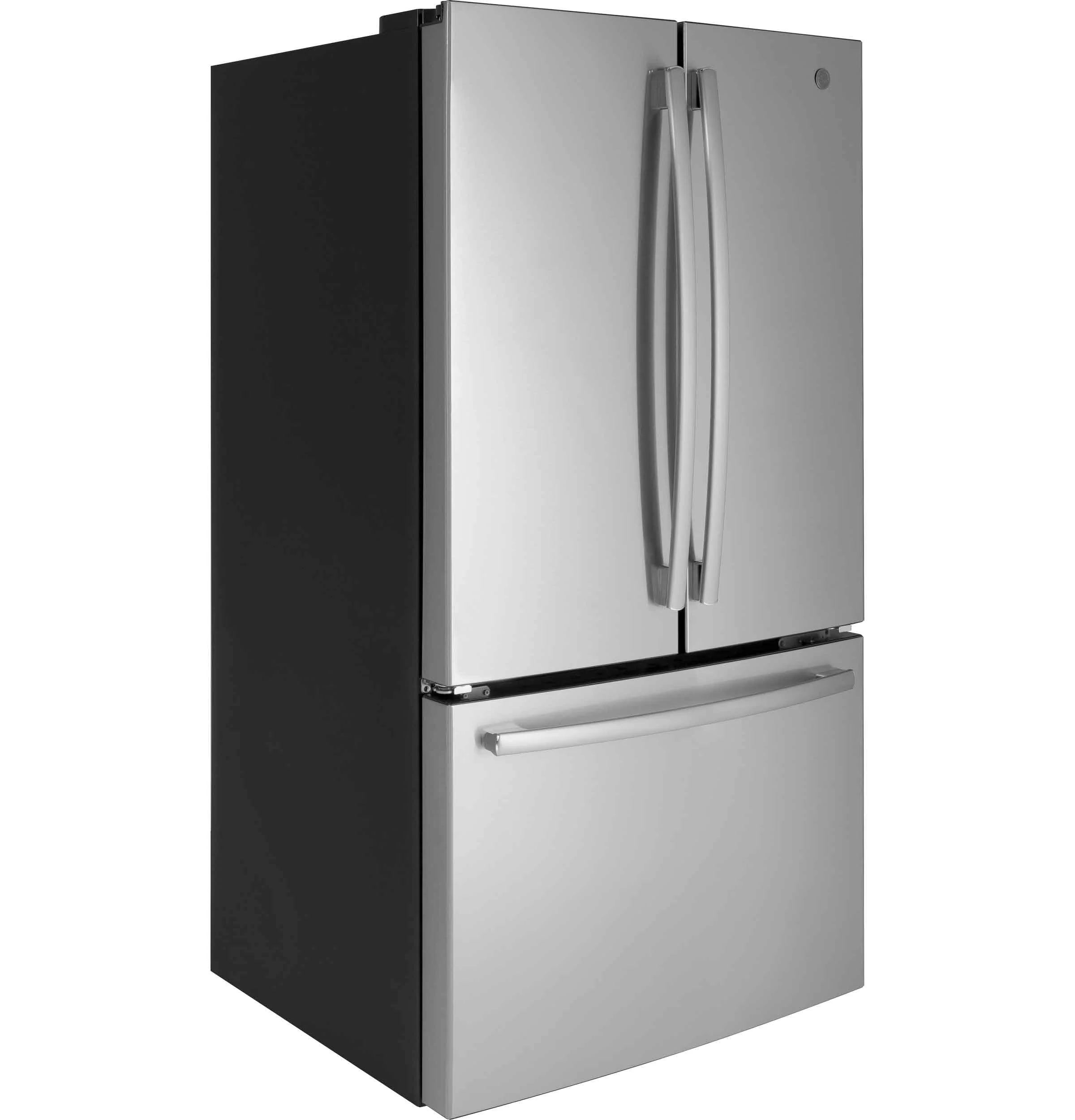 GE Fingerprint Resistant Stainlees Steel French-Door Refrigerator (26.7 Cu. Ft.) - GNE27JYMFS - Image 2