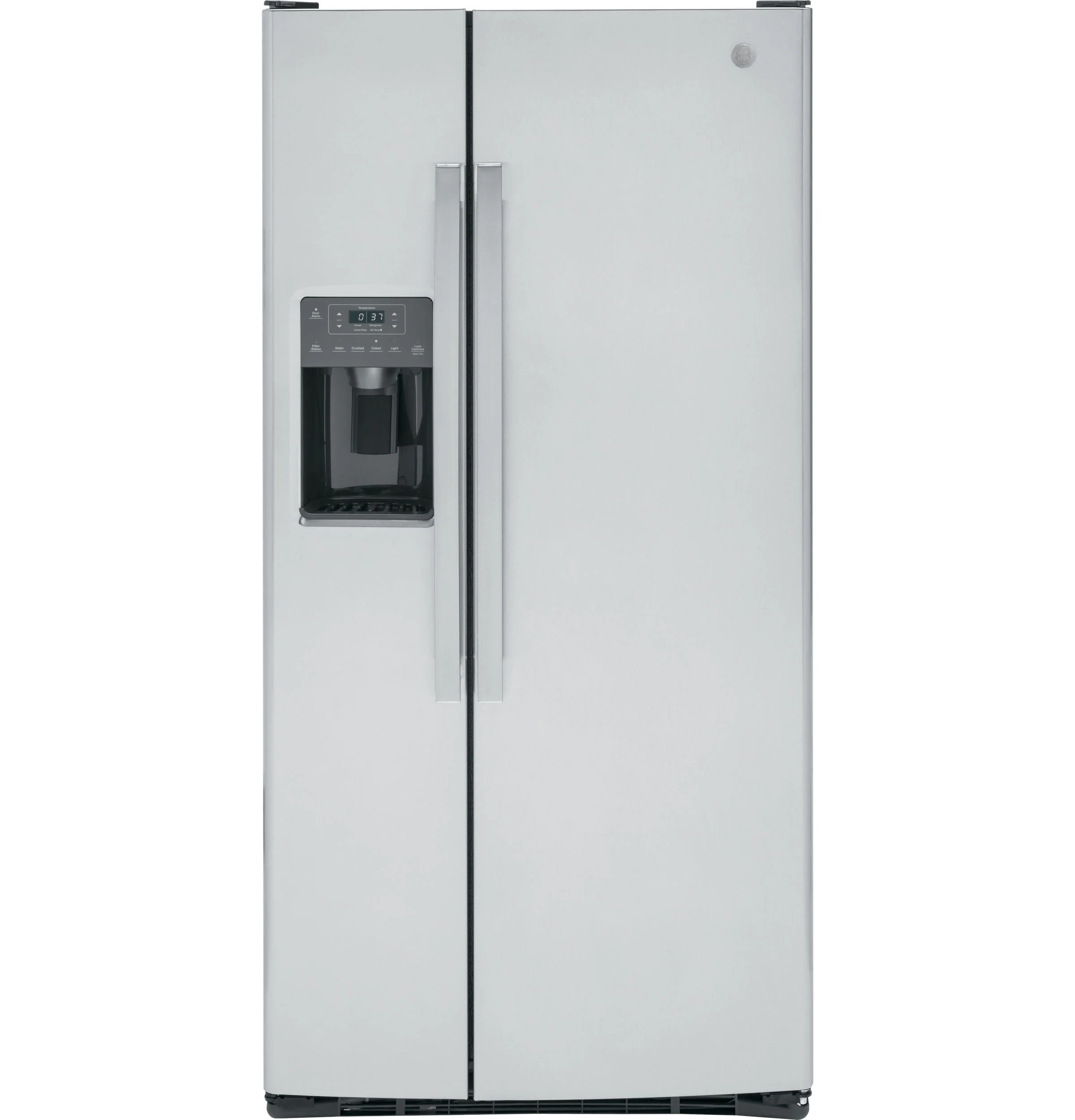 GE Fingerprint Stainless Steel 33" Side-by-Side Refrigerator (23 Cu. Ft.)- GSS23GYPFS - Image 2