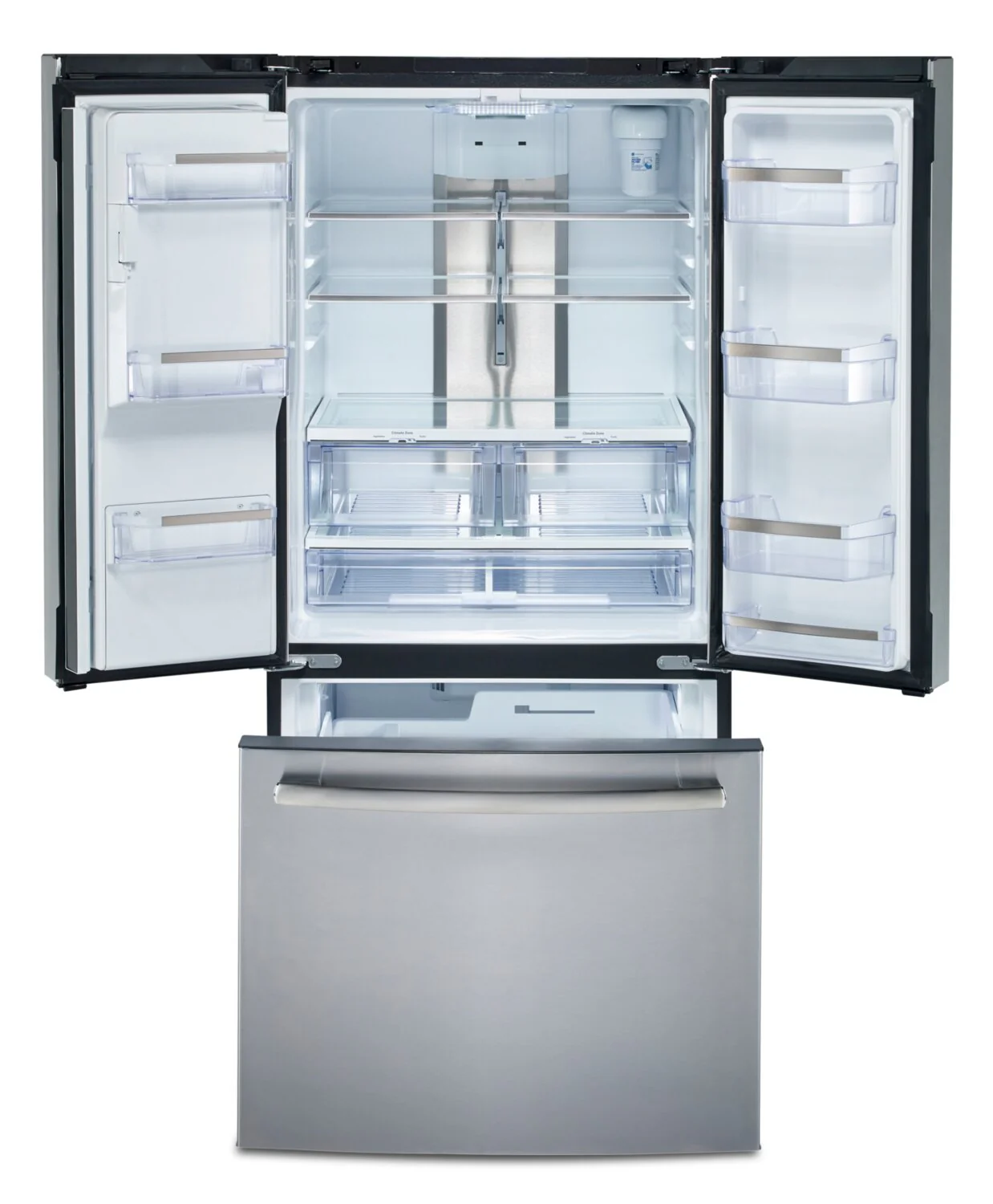 GE Profile 17.5 Cu. Ft. Counter-Depth French-Door Refrigerator - PYE18HYRKFS - Image 2