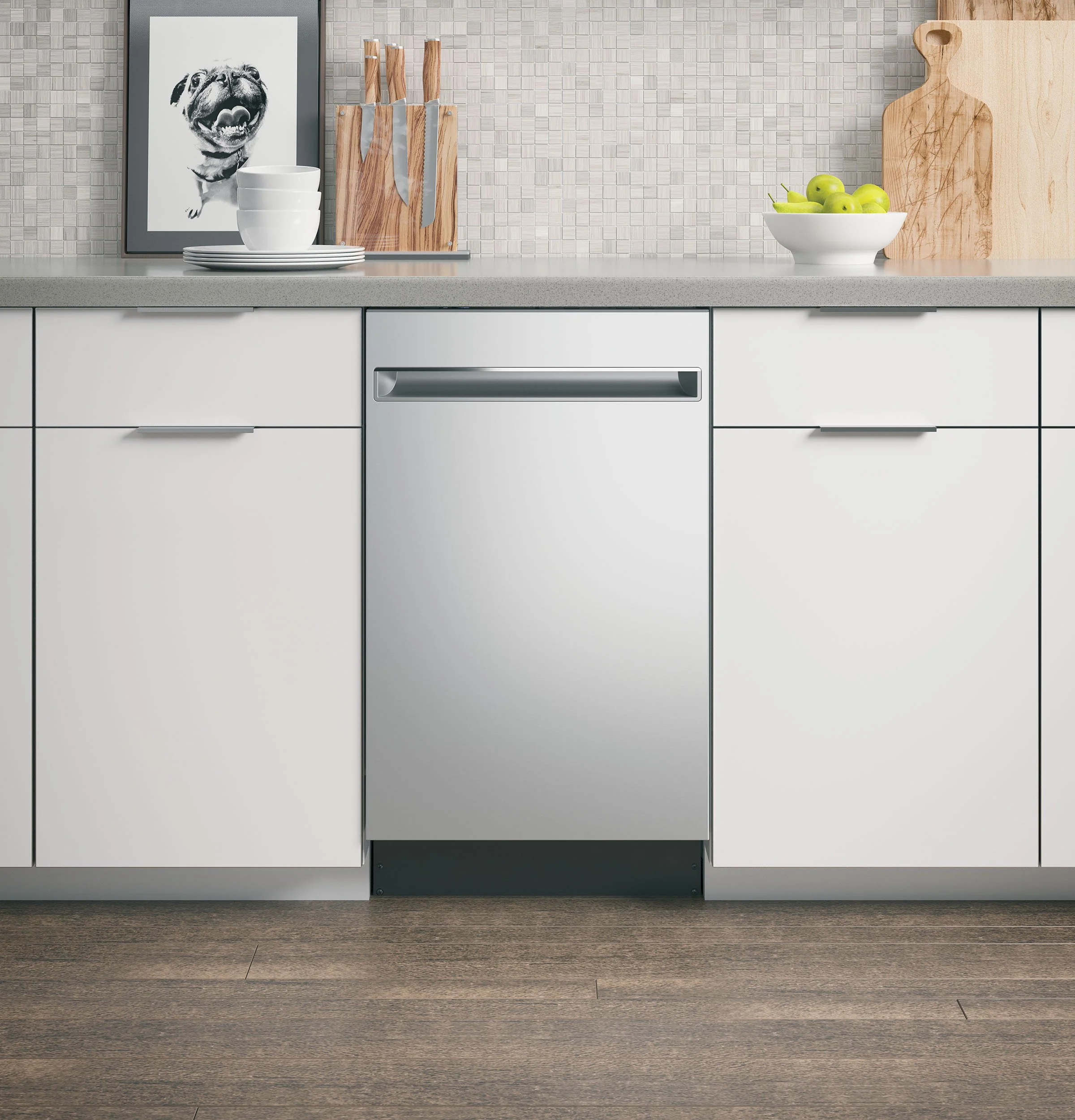 GE Profile 18" Built-In Dishwasher with Stainless Steel Tub - PDT145SSLSS - Image 3