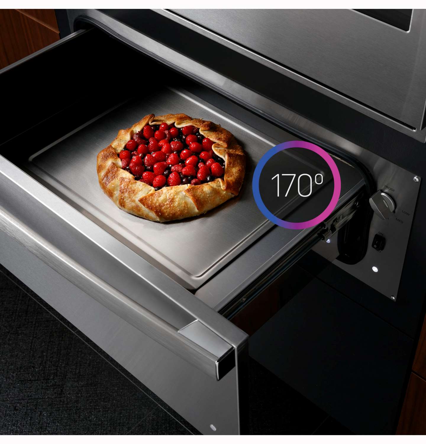 GE Profile 30in Stainless Steel Warming Drawer (1.9cu ft) - PTW9000SPSS - Image 10