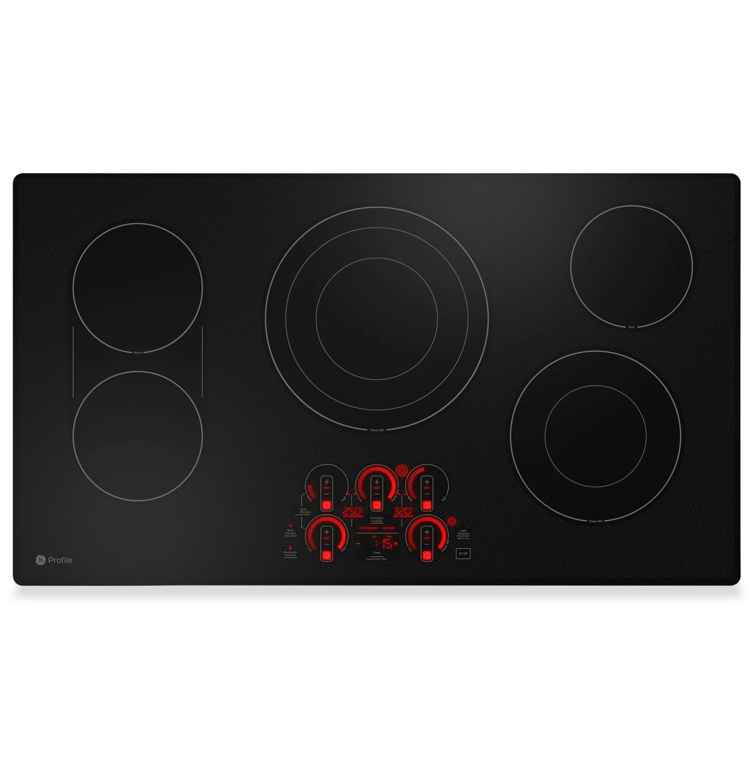 GE Profile 36" Electric Cooktop with Touch Control - PEP7036DTBB - Image 2