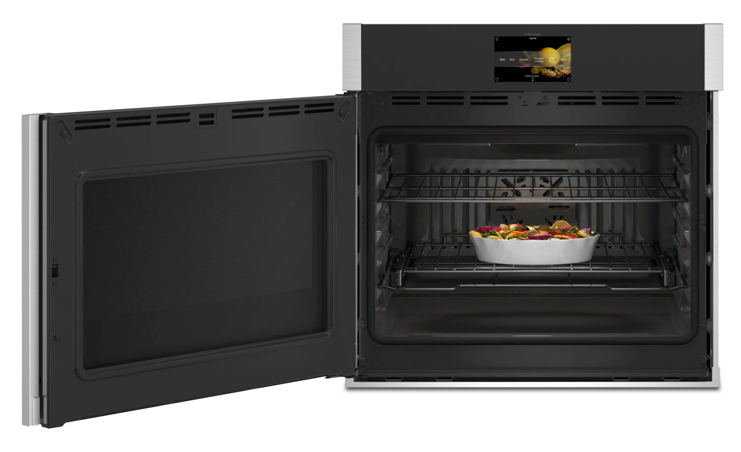 GE Profile 5 Cu. Ft. Wall Oven with Left Hand Swing Door - PTS700LSNSS - Image 4