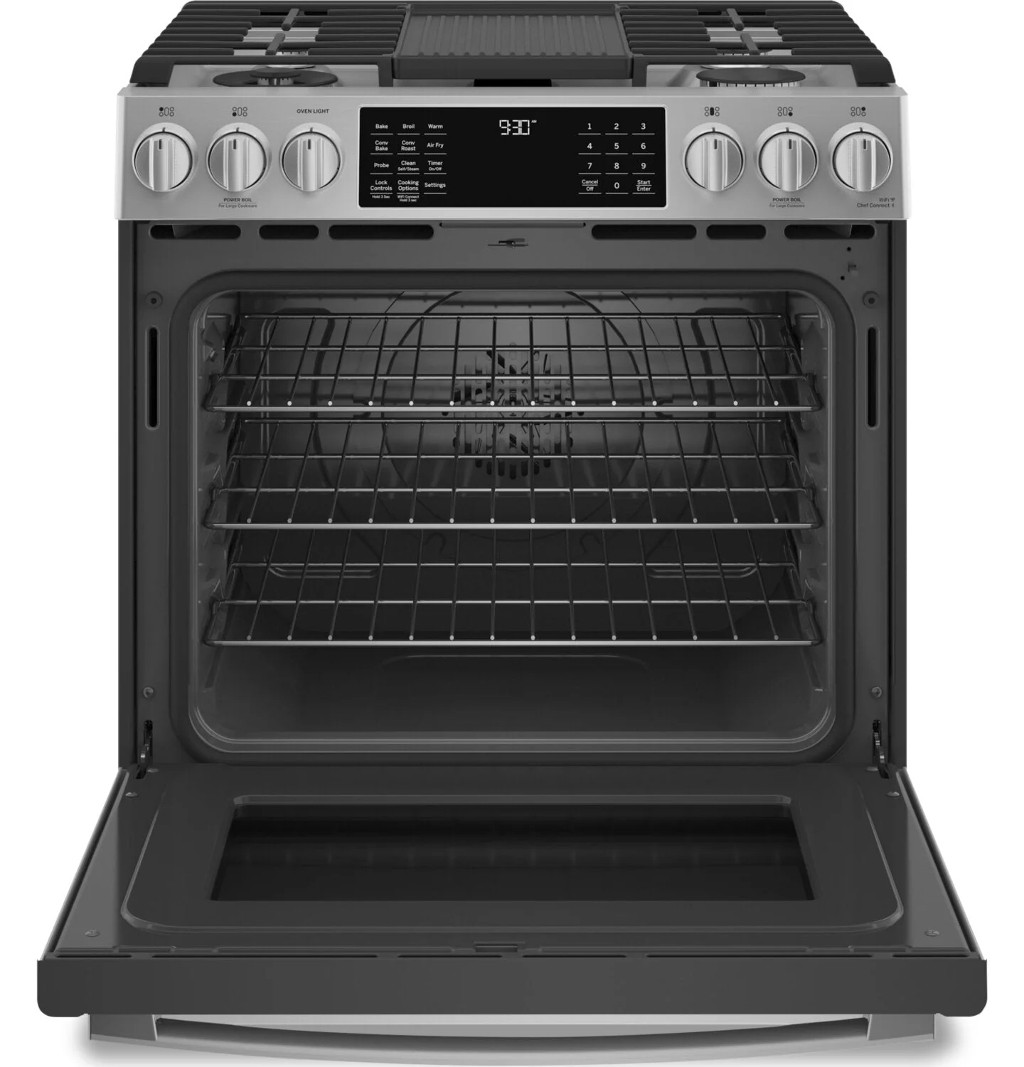 GE Profile 5.7 Cu. Ft. Dual Fuel Range - PC2S930YPFS - Image 2