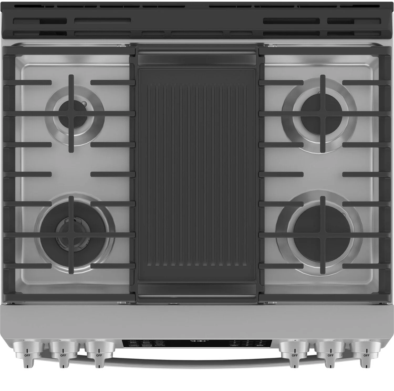 GE Profile 5.7 Cu. Ft. Dual Fuel Range - PC2S930YPFS - Image 4