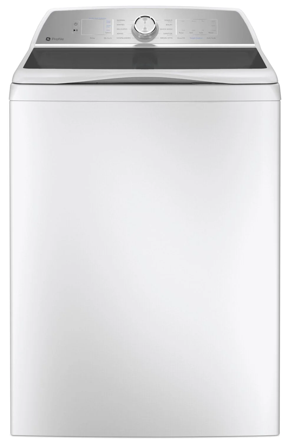 GE Profile 5.8 Cu. Ft. Top-Load Washer and 7.4 Cu. Ft. Electric Dryer -PTW600BSRWS/PTD60EBMRWS - Image 2