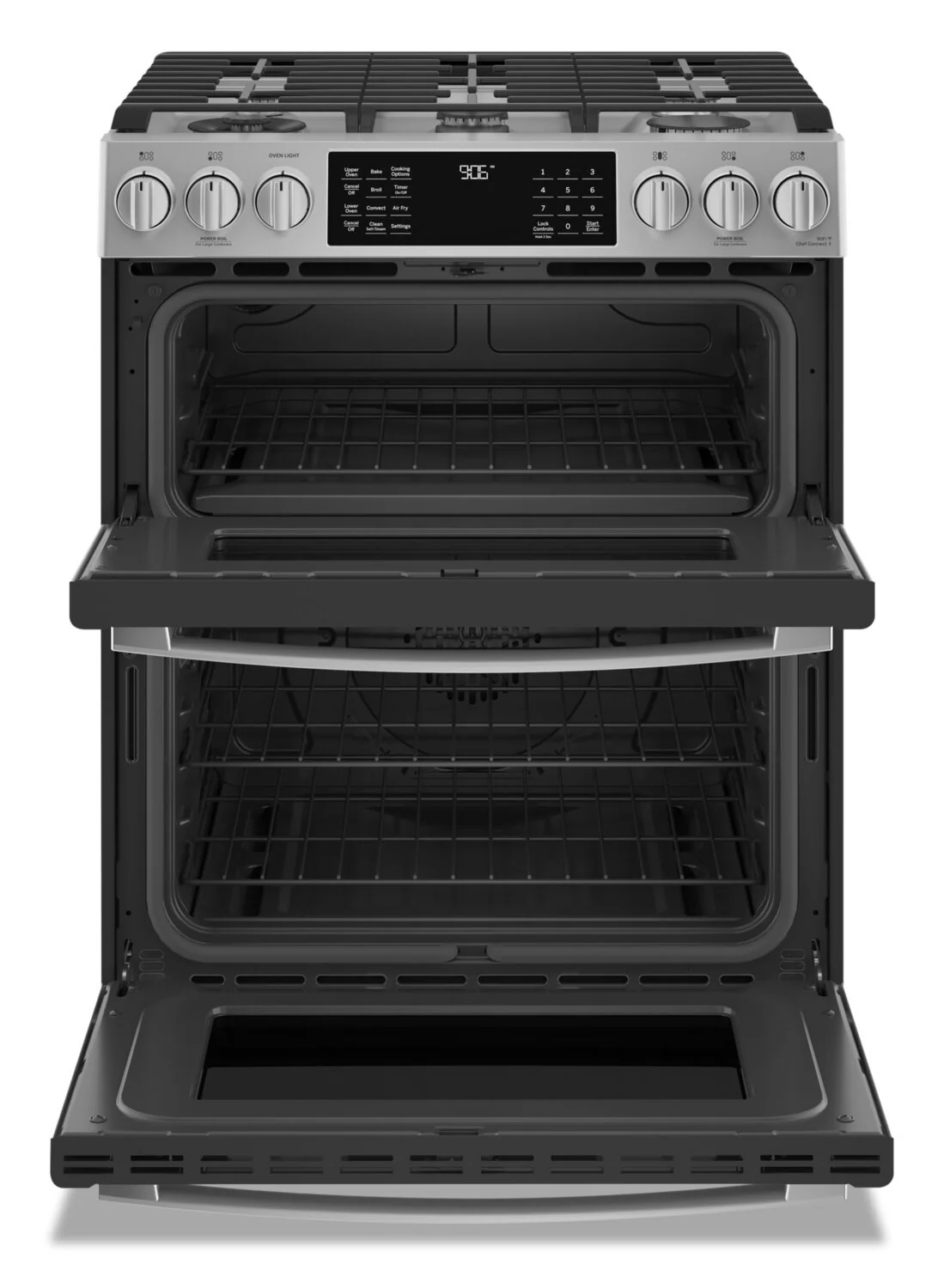 GE Profile 6.7 Cu. Ft. Double Oven Gas Range - PCGS960YPFS - Image 2
