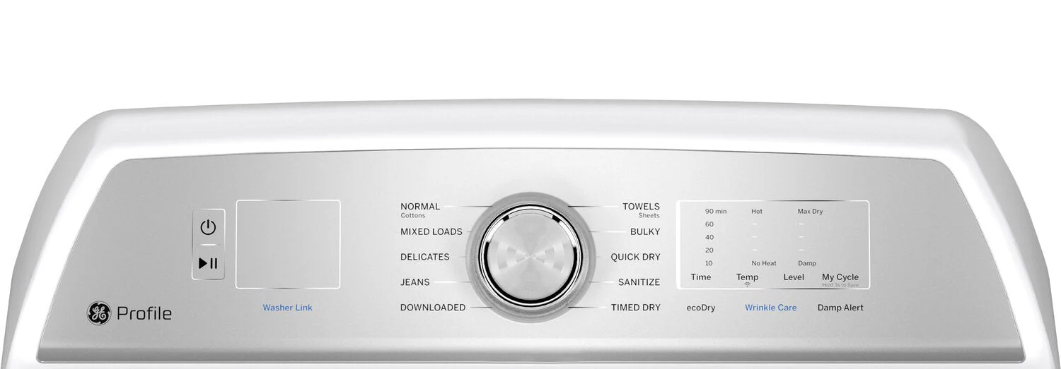 GE Profile 7.4 Cu. Ft. Electric Dryer with Built-In Wi-Fi - PTD60EBMRWS - Image 4