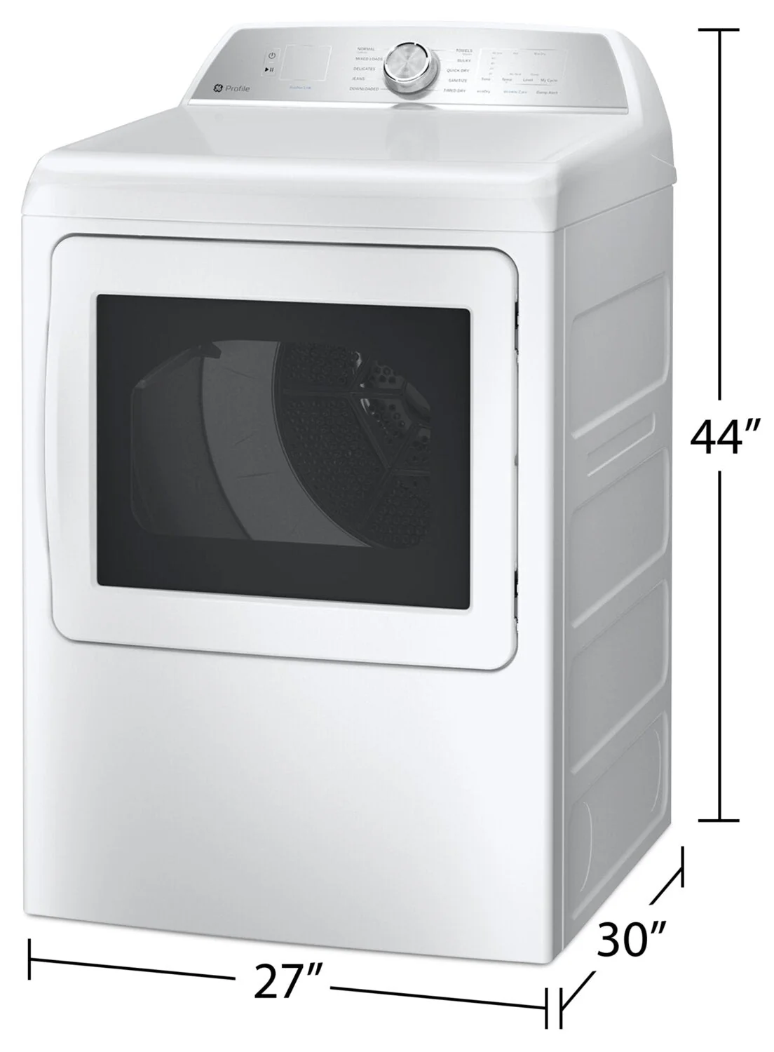 GE Profile 7.4 Cu. Ft. Electric Dryer with Built-In Wi-Fi - PTD60EBMRWS - Image 5