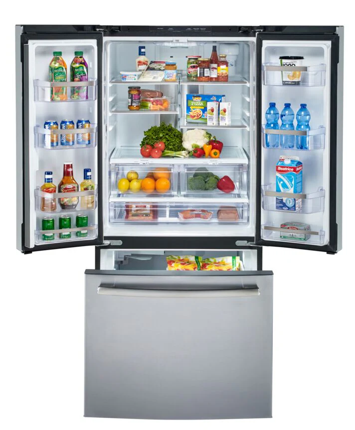 GE Profile Fingerprint Resistant Stainless 30" French Door Refrigerator (20.8 cu ft)- PNE21NYRKFS - Image 3