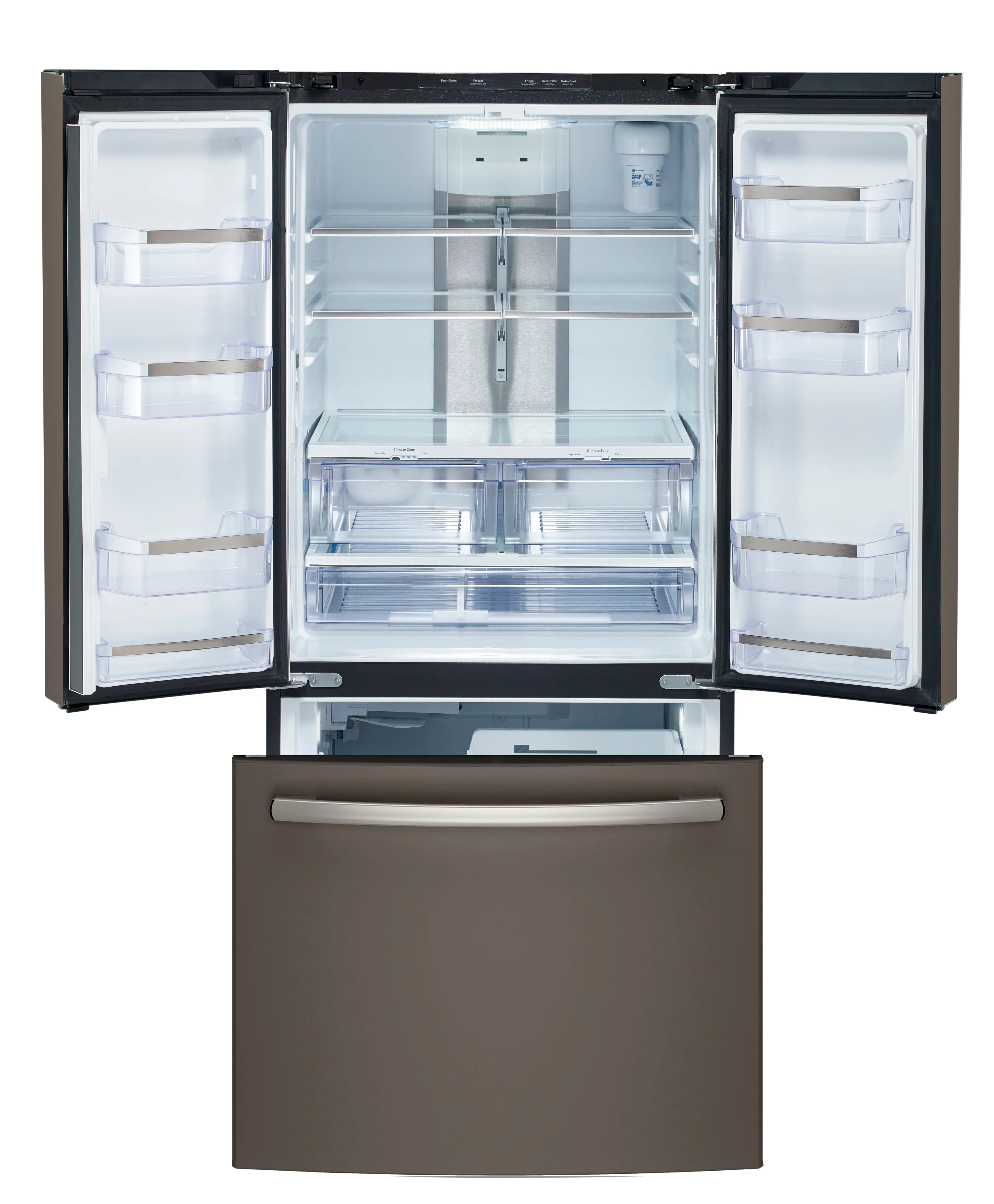 GE Profile Series Slate French Door Refrigerator (20.8 Cu. Ft) - PNE21NMLKES - Image 3