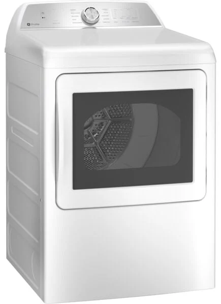 GE Profile White Electric Dryer (7.4 cu. ft.) - PTD60EBMRWS - Image 2