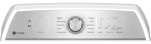GE Profile White Electric Dryer (7.4 cu. ft.) - PTD60EBMRWS - Image 4