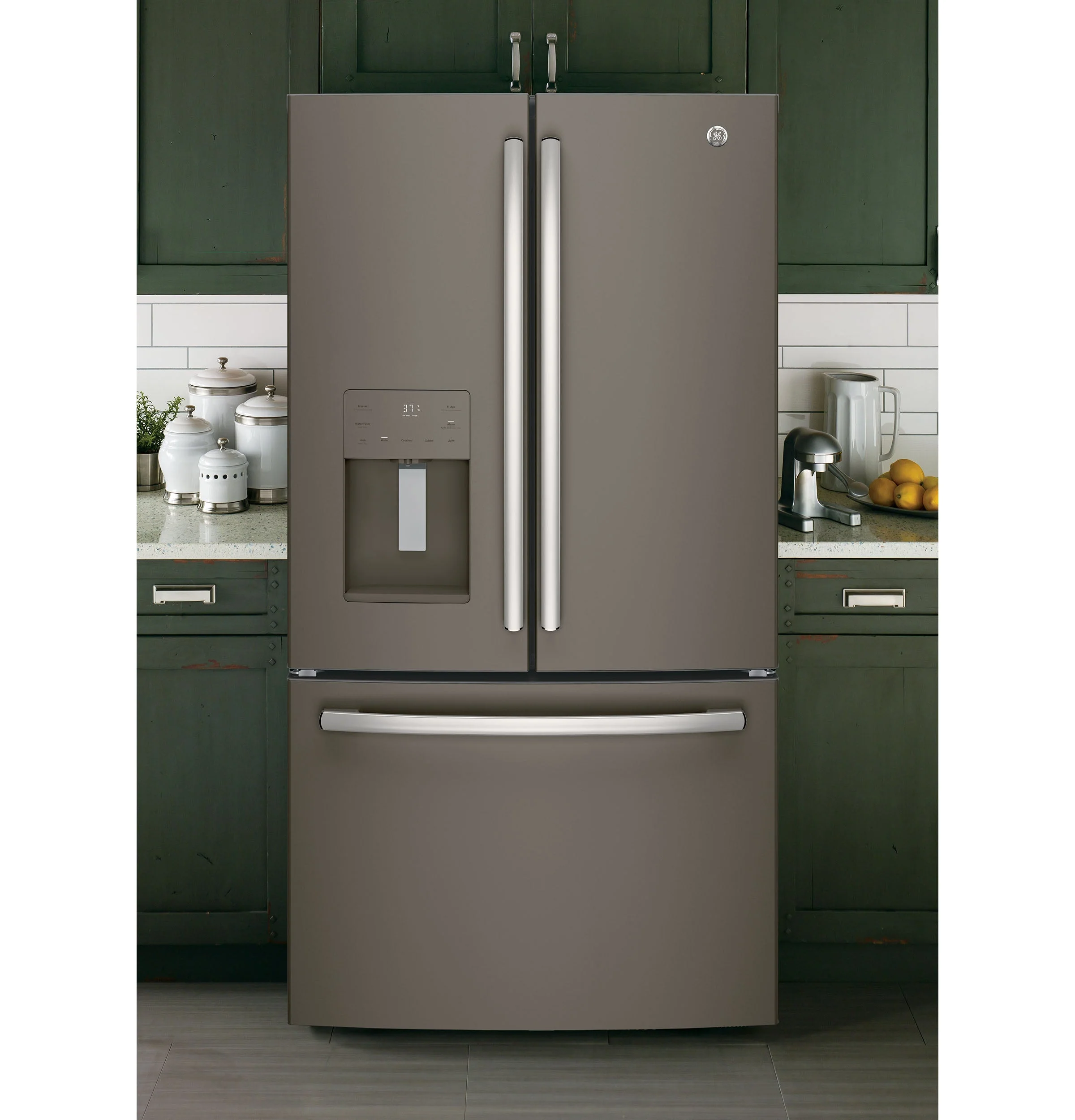 GE Slate French Door Refrigerator (25.6 Cu. Ft.) - GFE26JMMES - Image 11