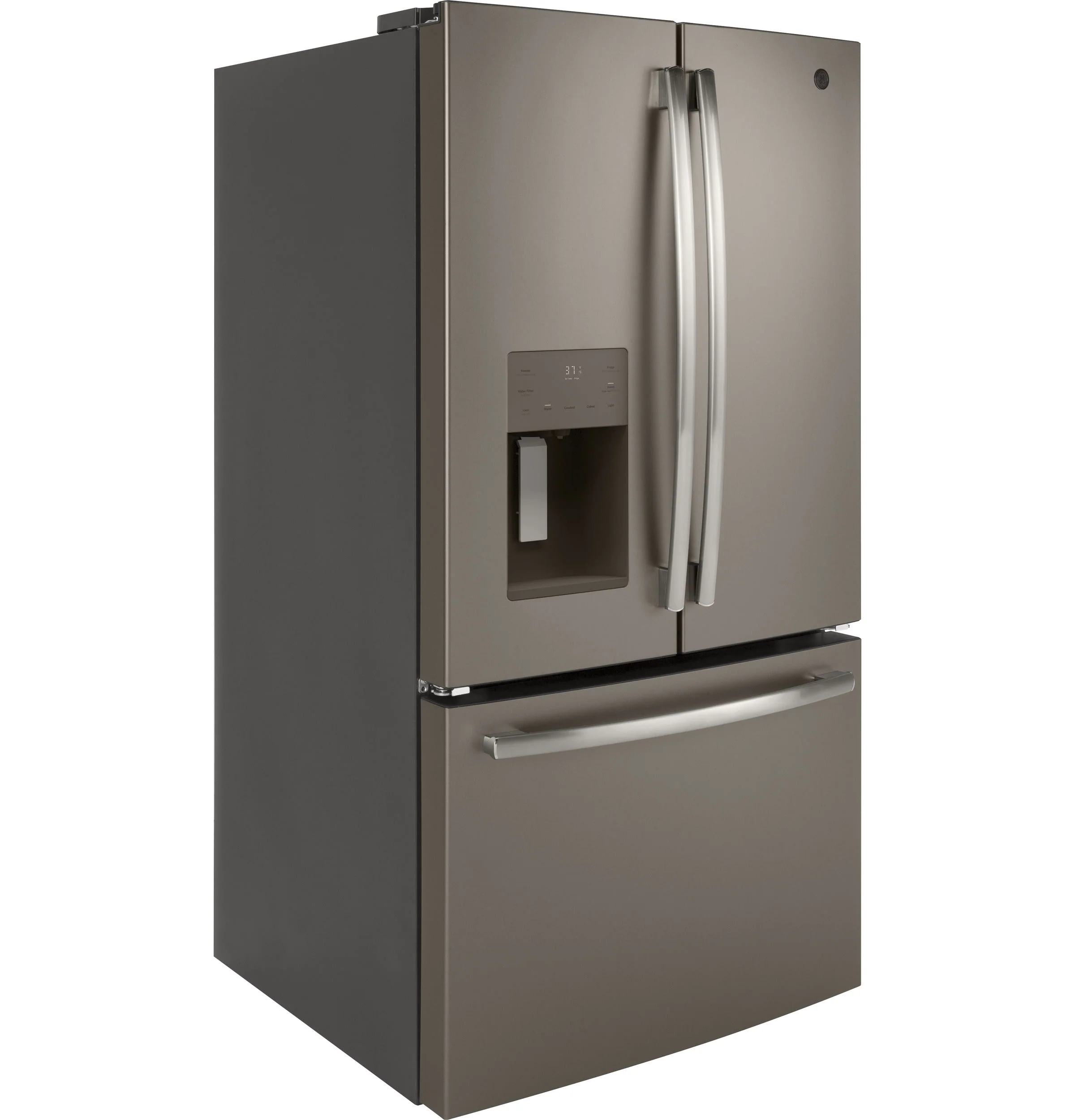 GE Slate French Door Refrigerator (25.6 Cu. Ft.) - GFE26JMMES - Image 2