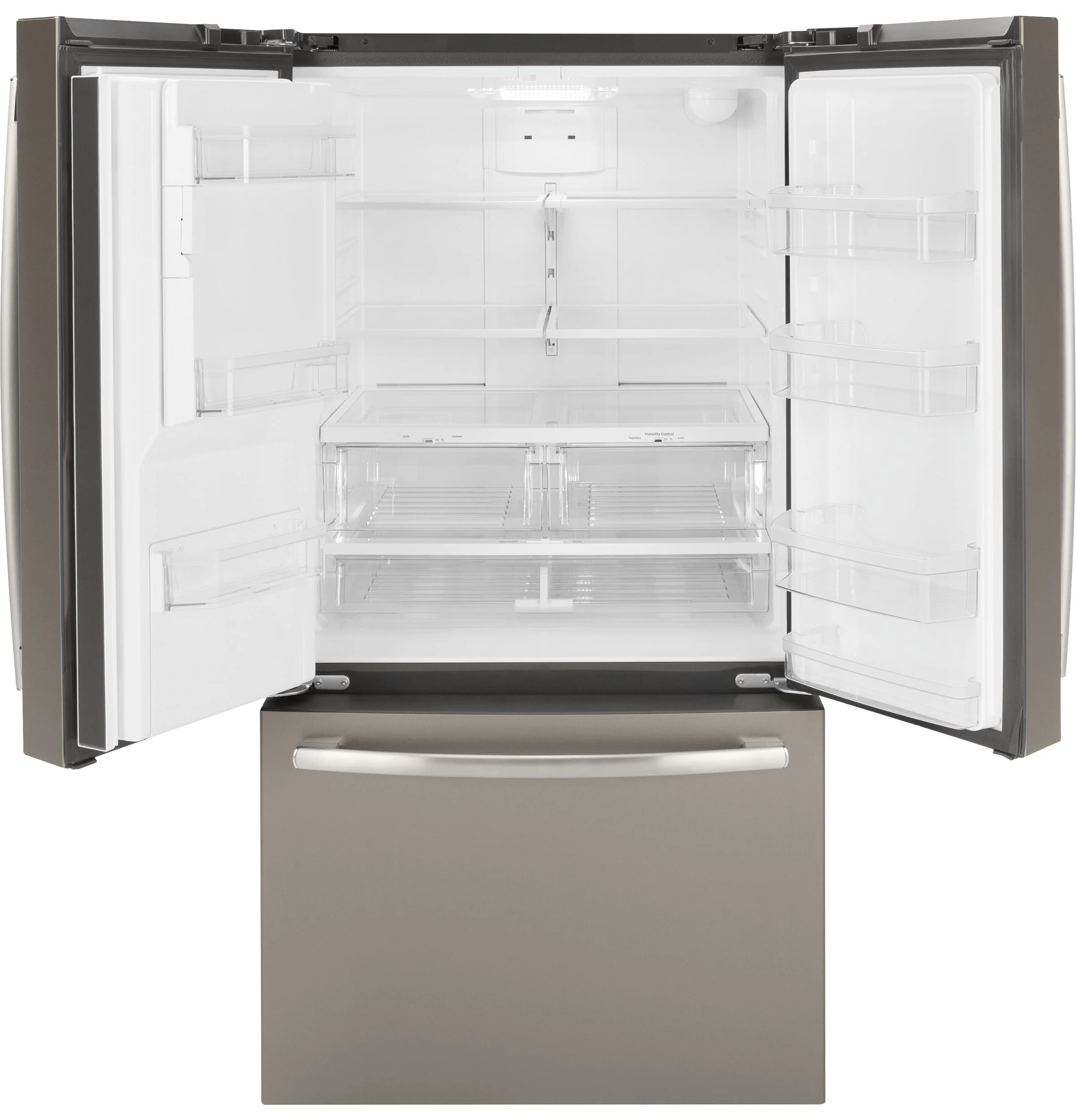 GE Slate French Door Refrigerator (25.6 Cu. Ft.) - GFE26JMMES - Image 4