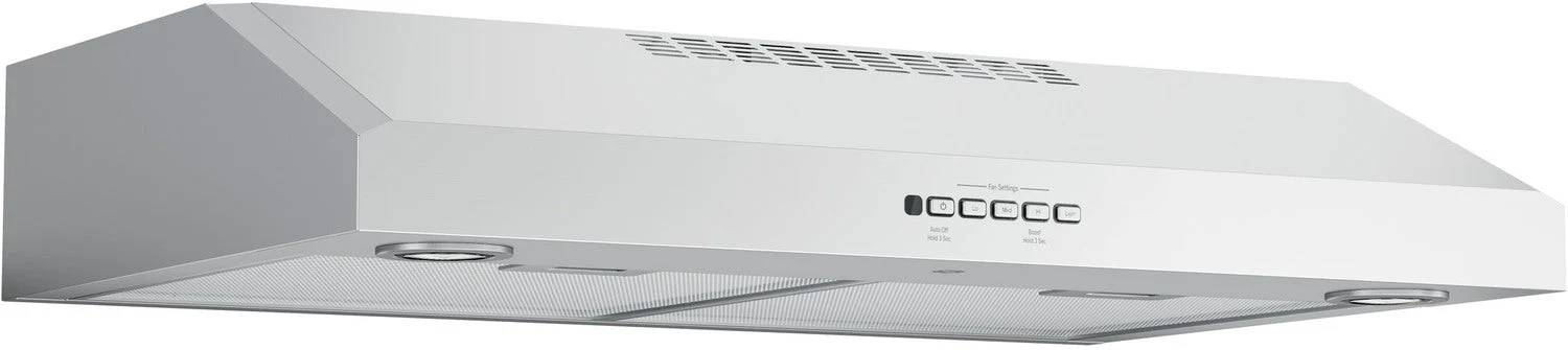 GE Stainless Steel 30" 4-Speed Under-the-Cabinet Range Hood - JVX5300SJSSC - Image 3