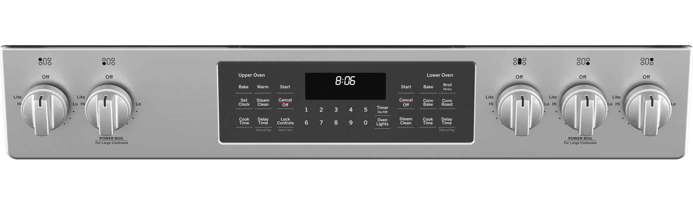 GE Stainless Steel 30" Slide-In Double-Oven Gas Range (6.7 Cu.Ft.) - JCGSS86SPSS - Image 3