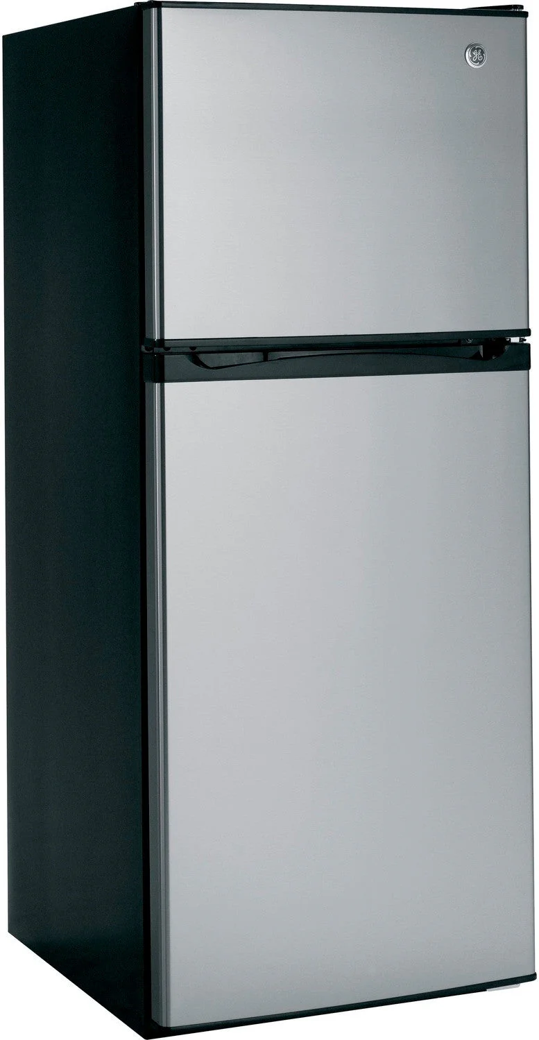 GE Stainless Steel Top-Freezer Refrigerator (11.55 Cu. Ft.) - GPE12FSKSB - Image 4