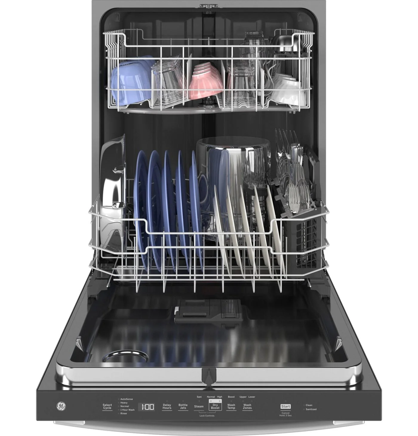 GE Top-Control Dishwasher with Sanitize - GDT635HSRSS - Image 3