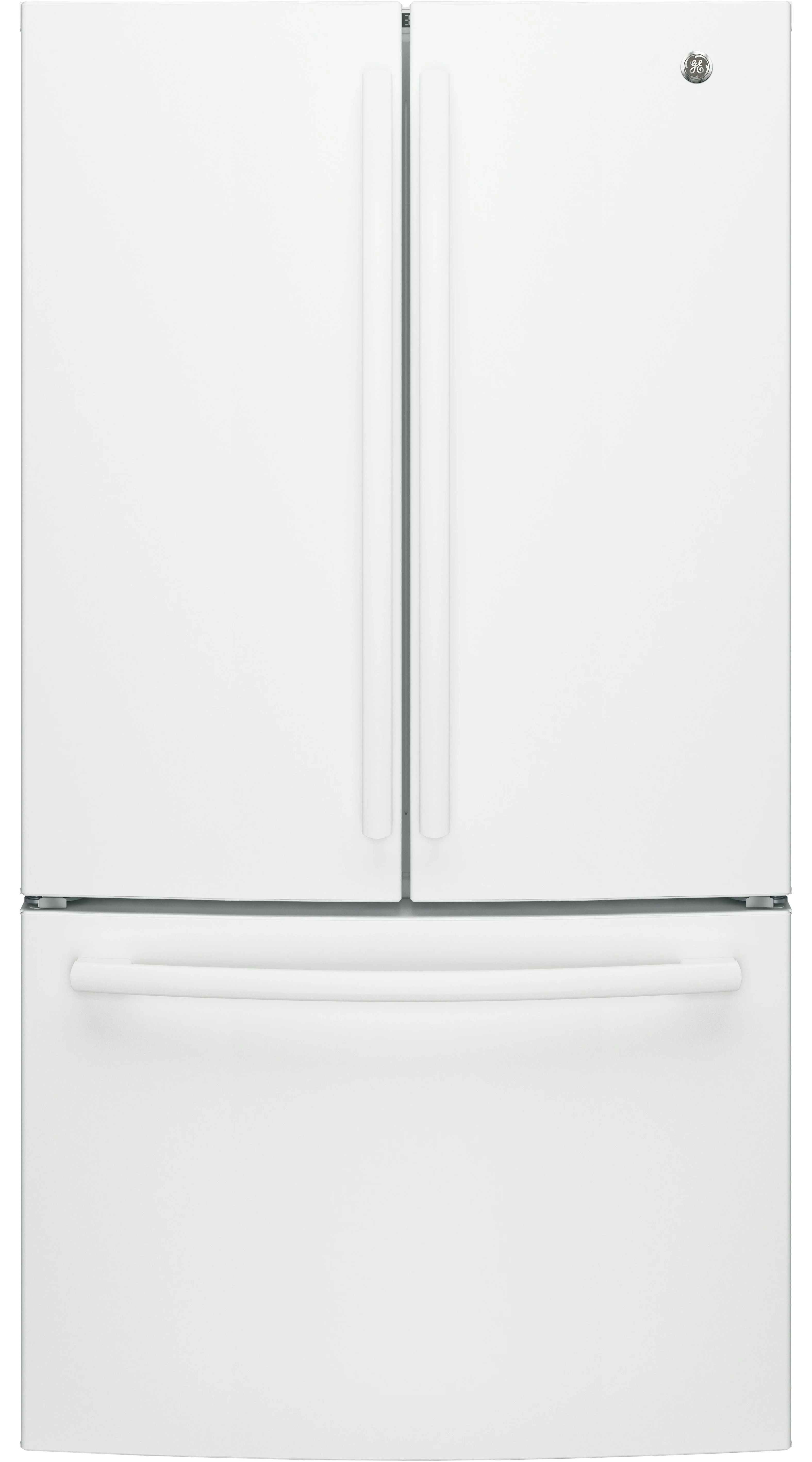 GE White French Door Refrigerator (27 Cu. Ft) - GNE27JGMWW