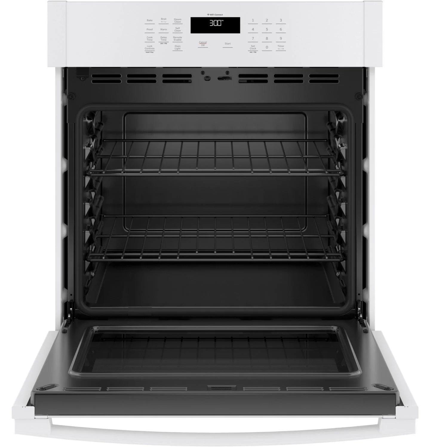 GE White Single Wall Oven (4.3 Cu.Ft.) - JKS3000DNWW - Image 3