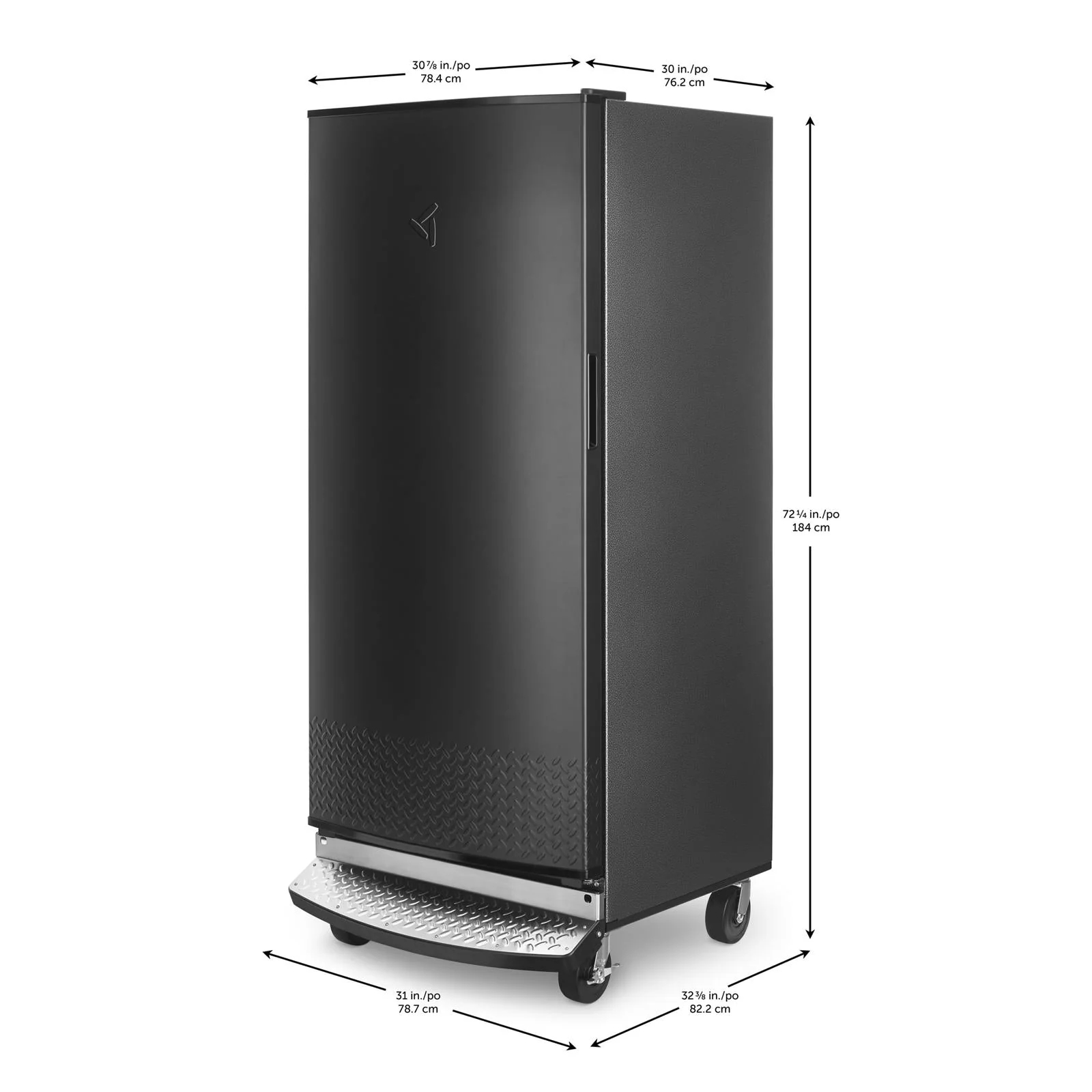 Gladiator Black 17.8 Cu. Ft. All Refrigerator - GARF30FDGB - Image 4