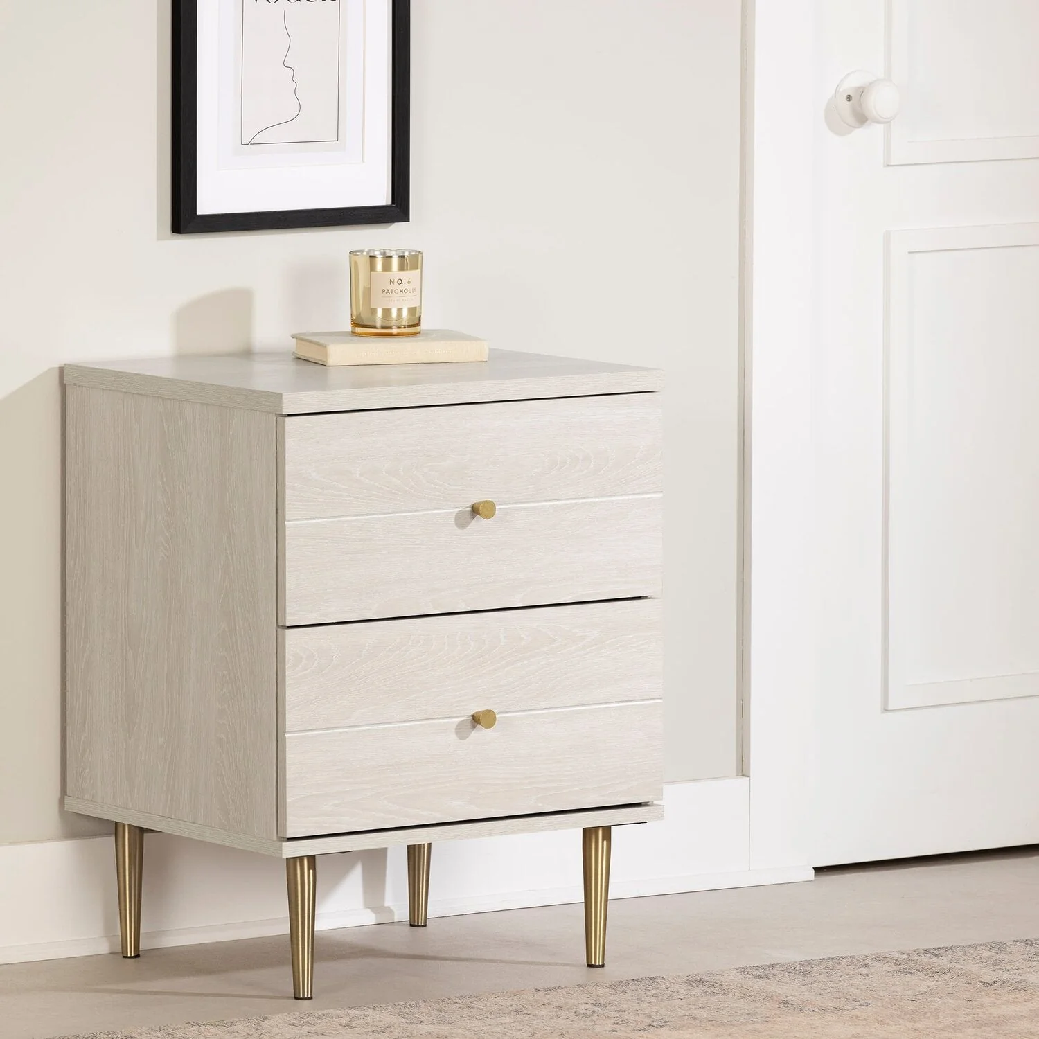 Grahams Nightstand - White - Image 2